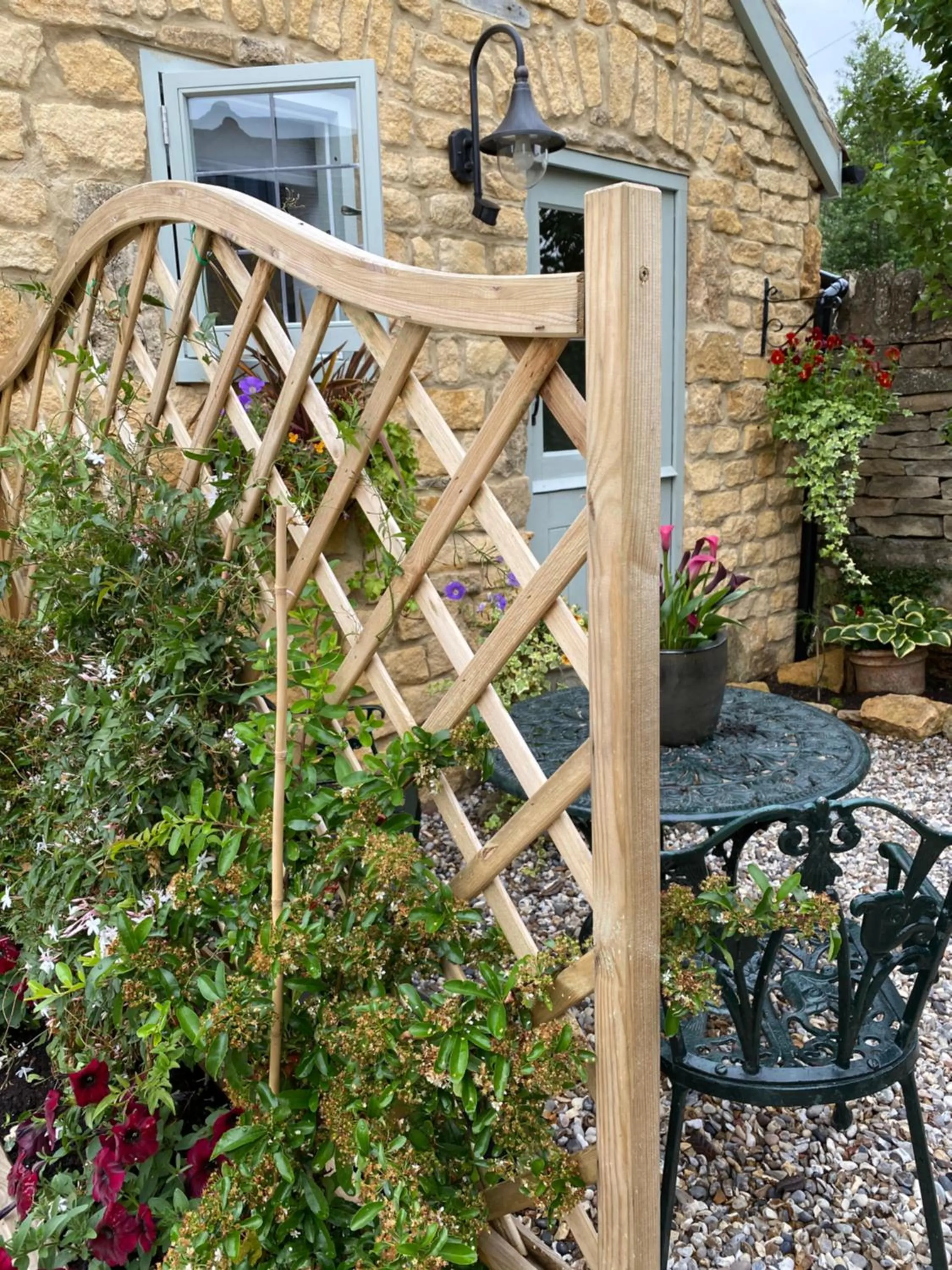 Patio in The Loft in the Malt Barn Chipping Campden
