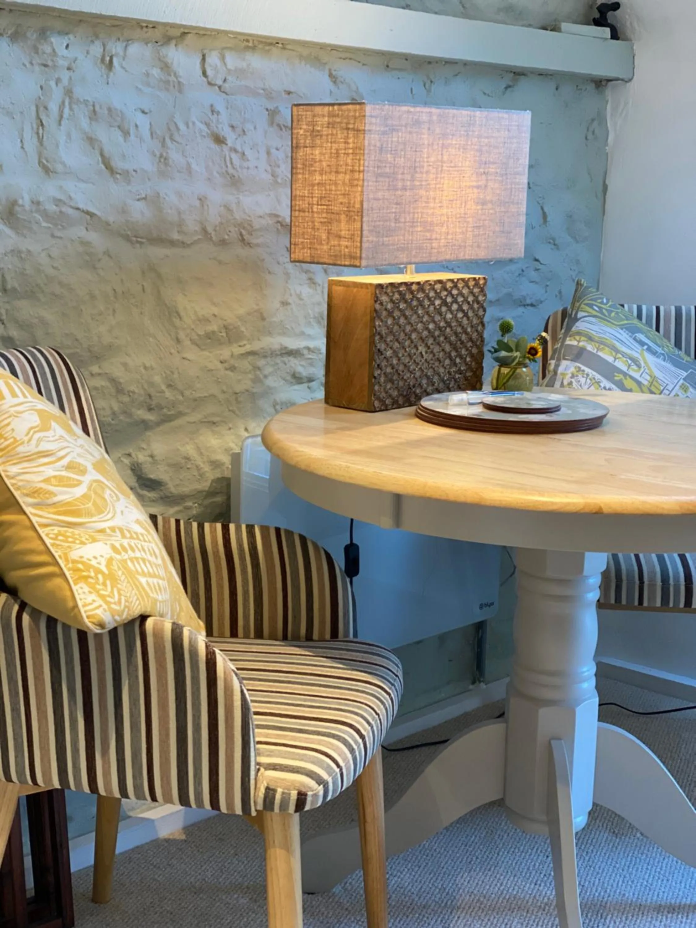 Seating area in The Loft in the Malt Barn Chipping Campden
