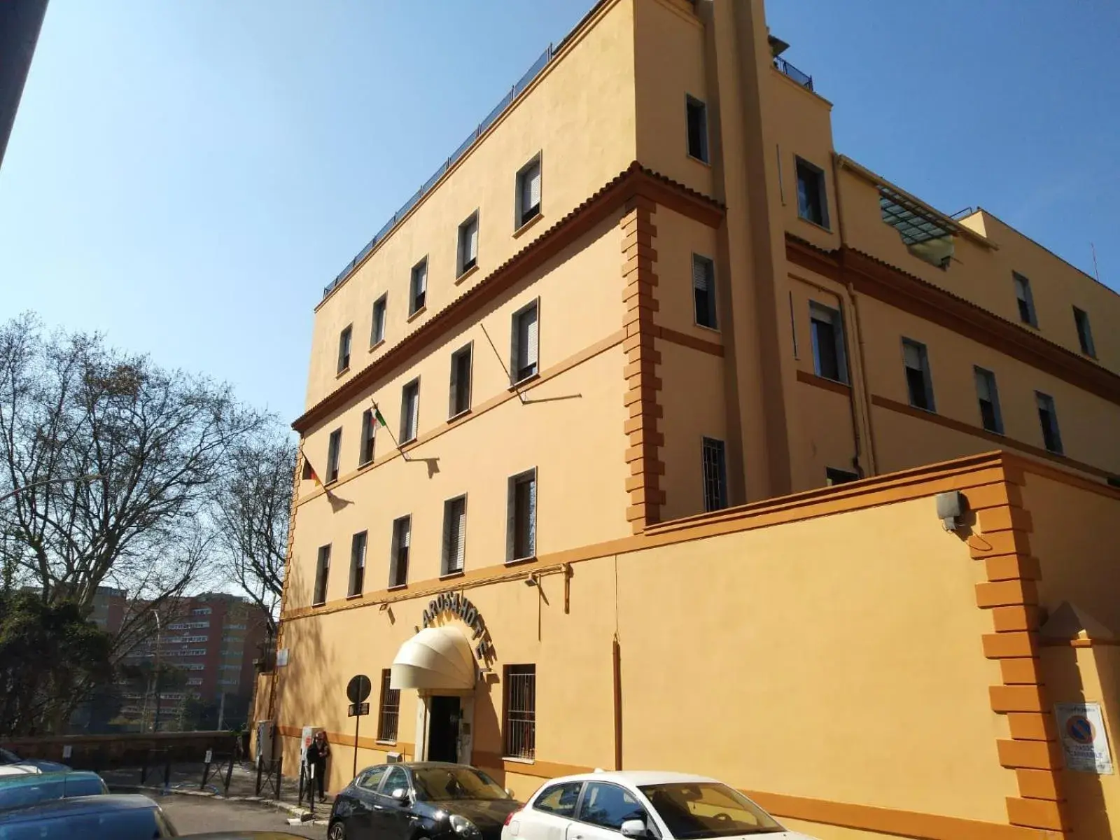 Property building in Hotel Villa Rosa Property building in Hotel Villa Rosa