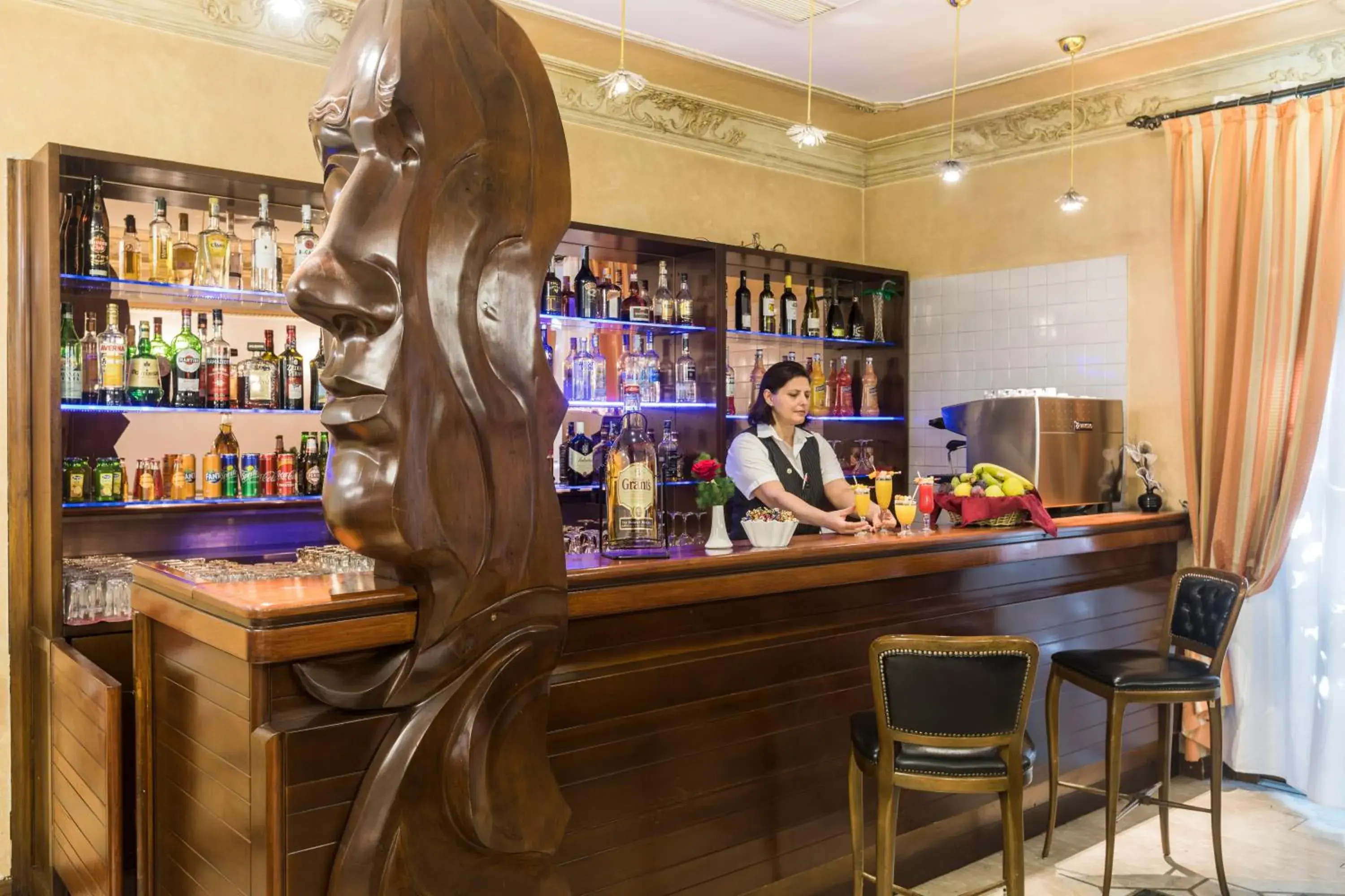 Lounge or bar in Hotel Villa Rosa Lounge or bar in Hotel Villa Rosa