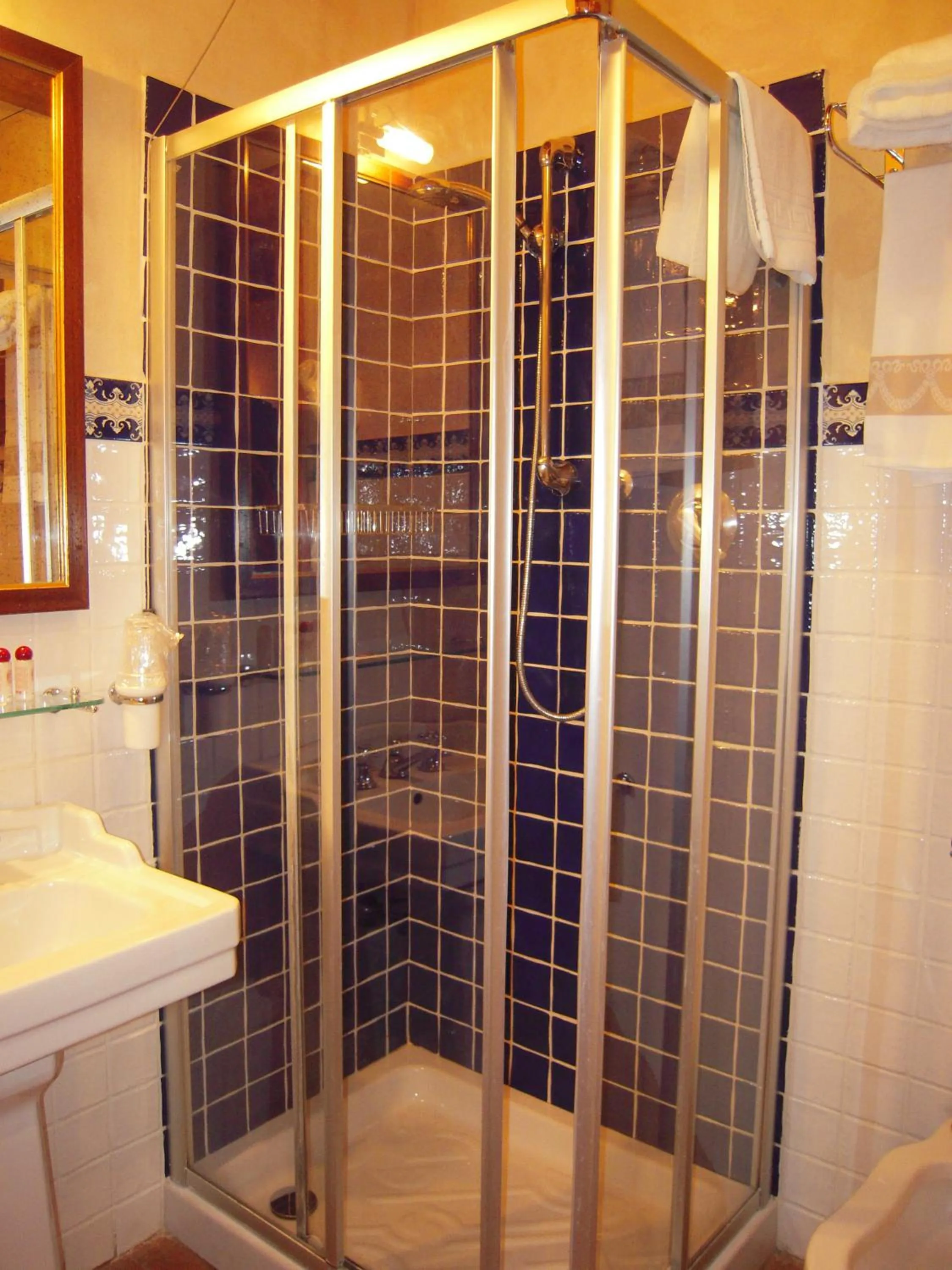 Shower in B&B Palazzo Al Torrione 2