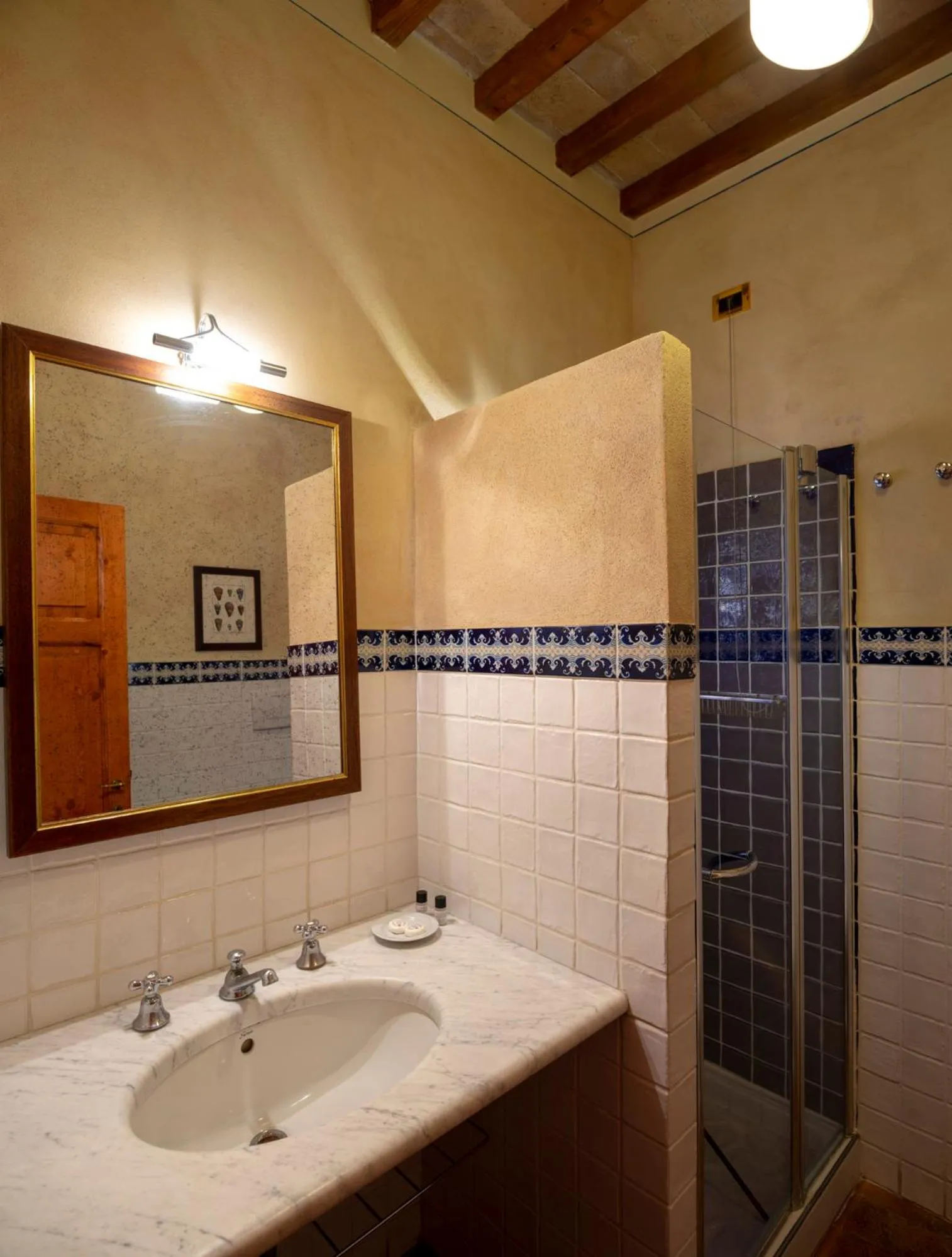 Shower in B&B Palazzo Al Torrione