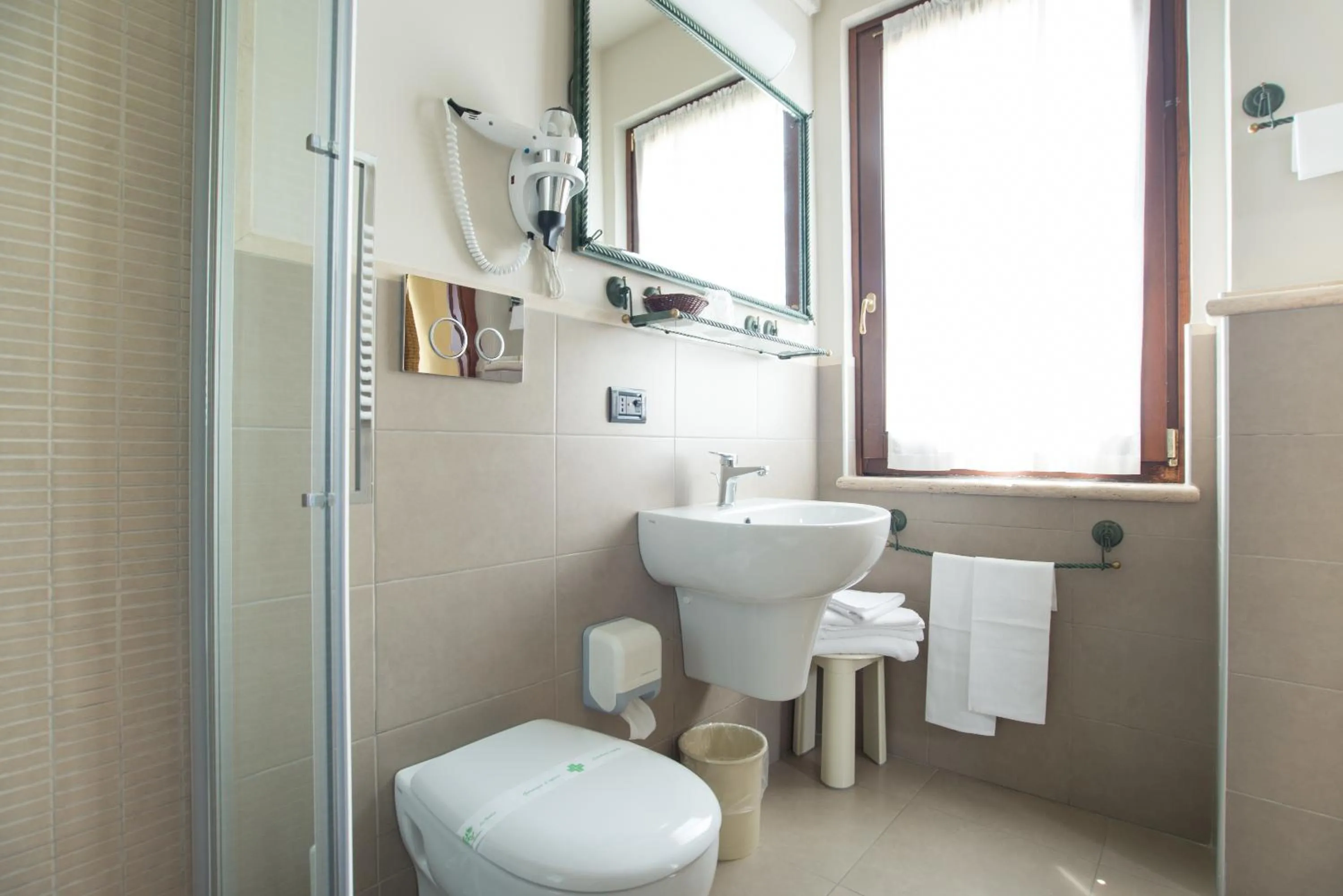 Shower in Terra Umbra Hotel