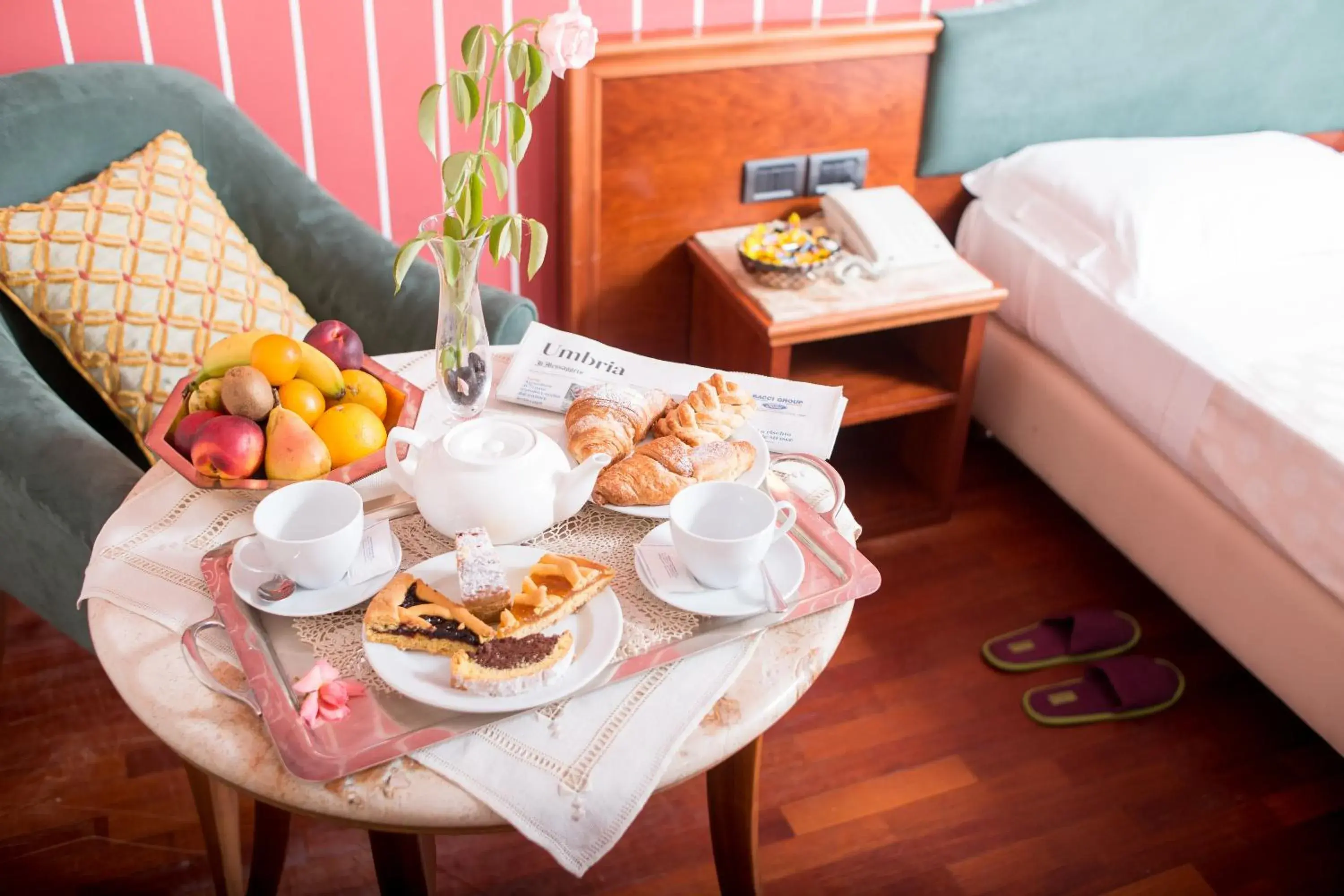 Food close-up, Bed in Terra Umbra Hotel Food close-up, Bed in Terra Umbra Hotel