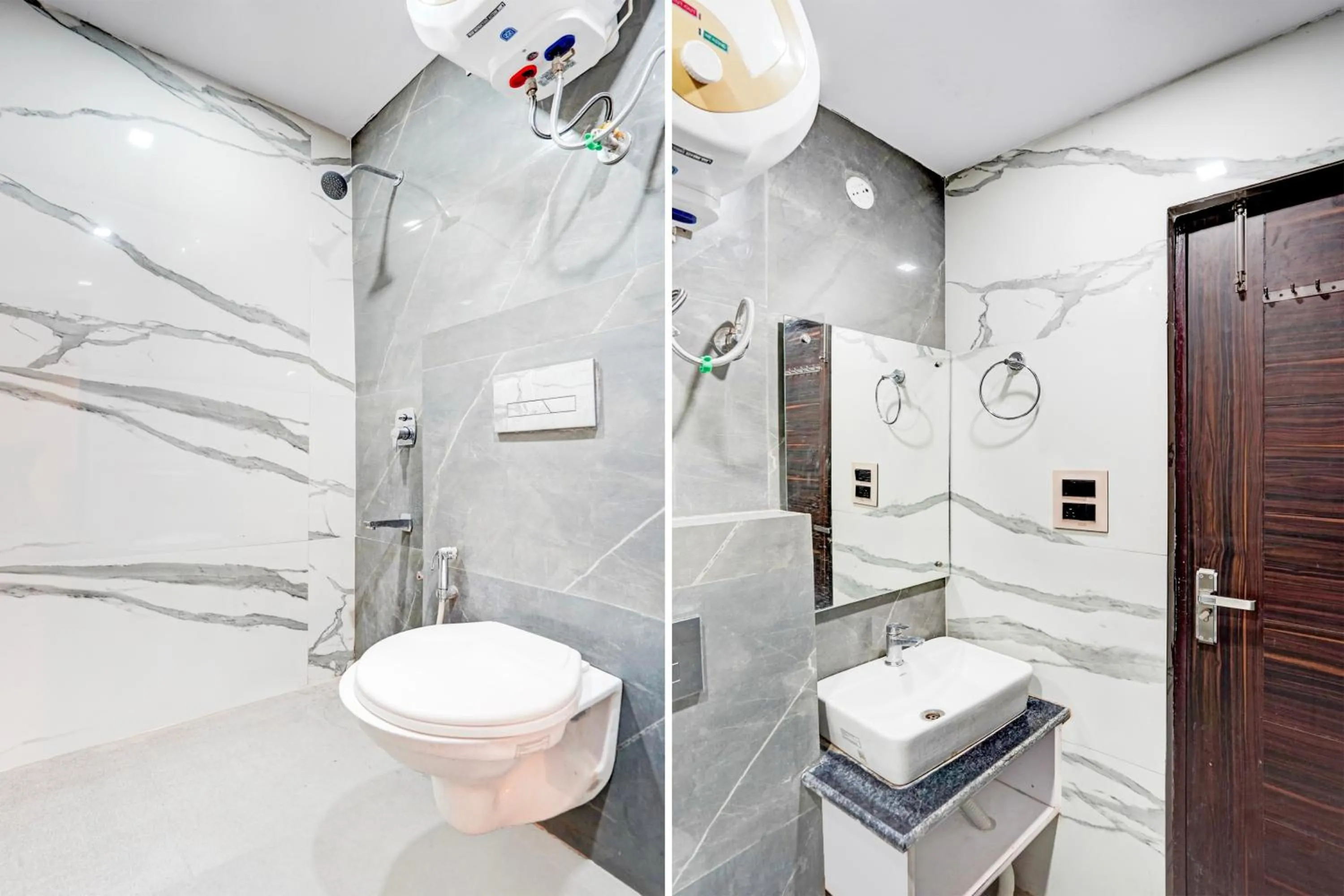 Bathroom in Hotel O Haridwar Near Shanti Kunj