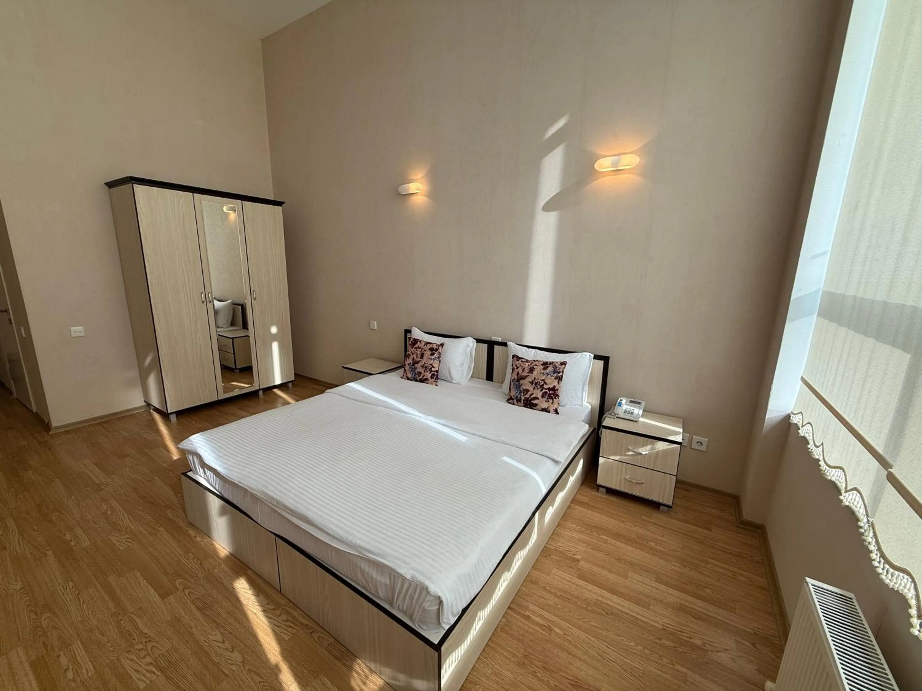 Bed in Chukhur Gabala Museum Hotel