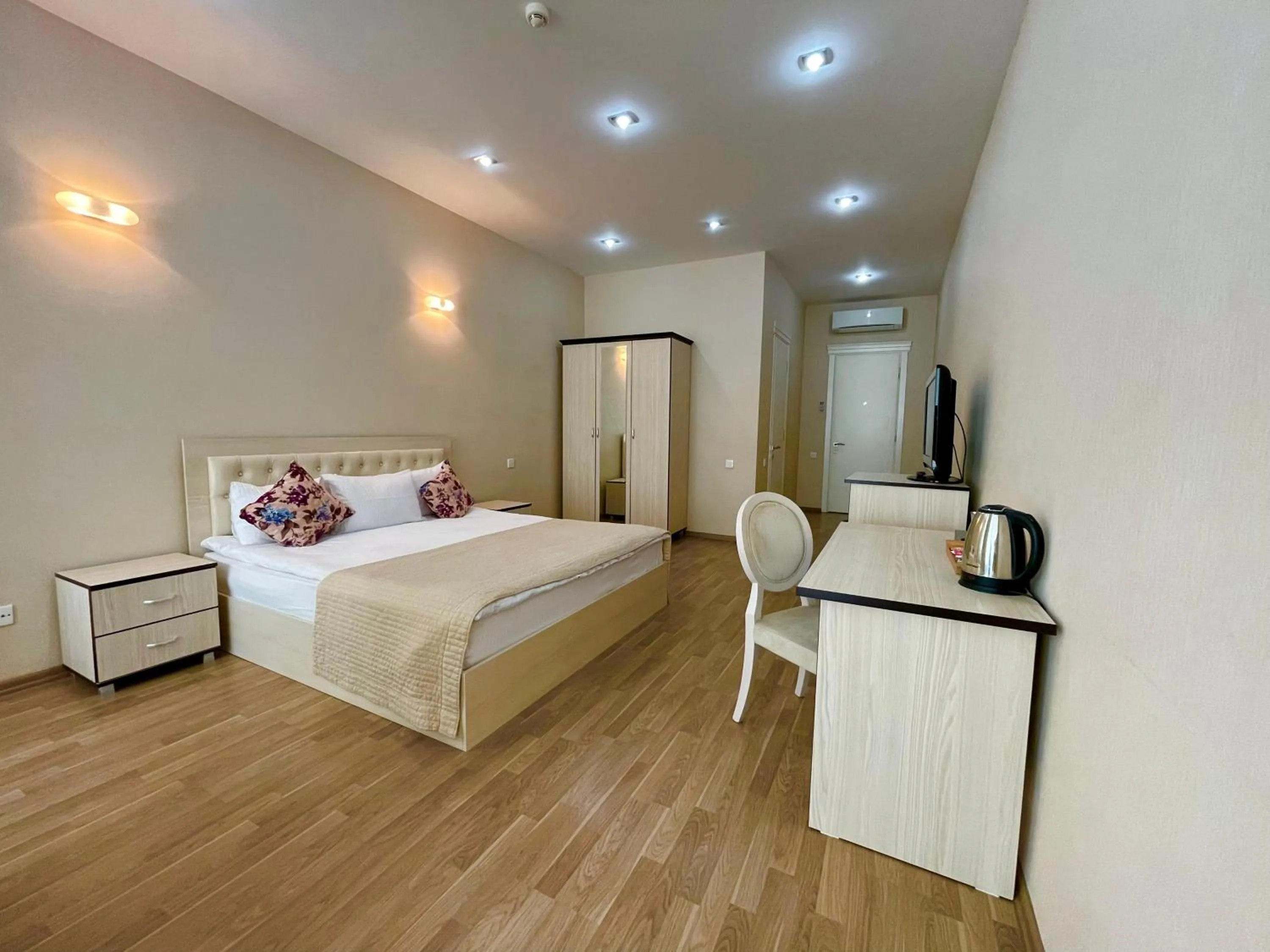 Bed in Chukhur Gabala Museum Hotel