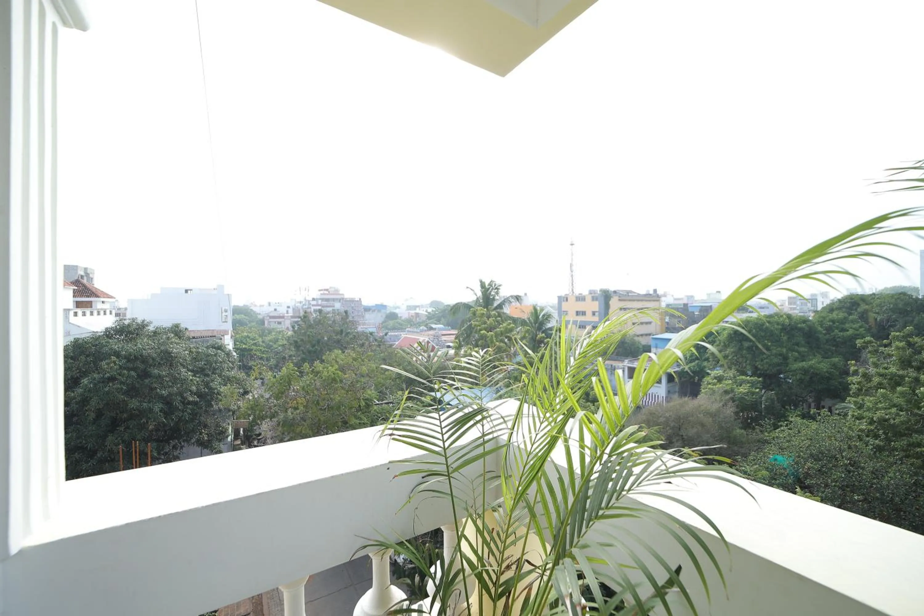 Balcony/Terrace in French Breeze Residency