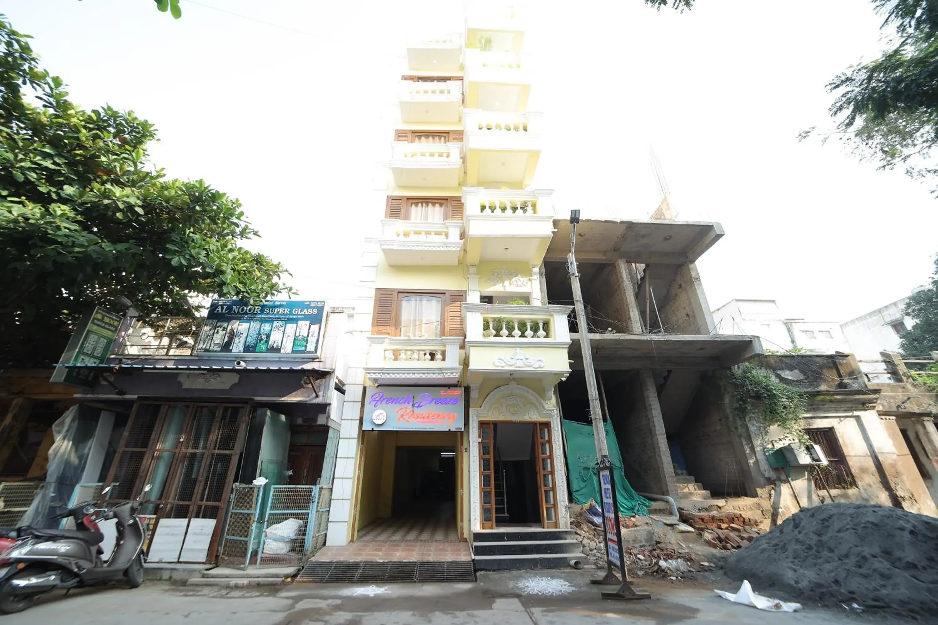 Street view in French Breeze Residency Street view in French Breeze Residency