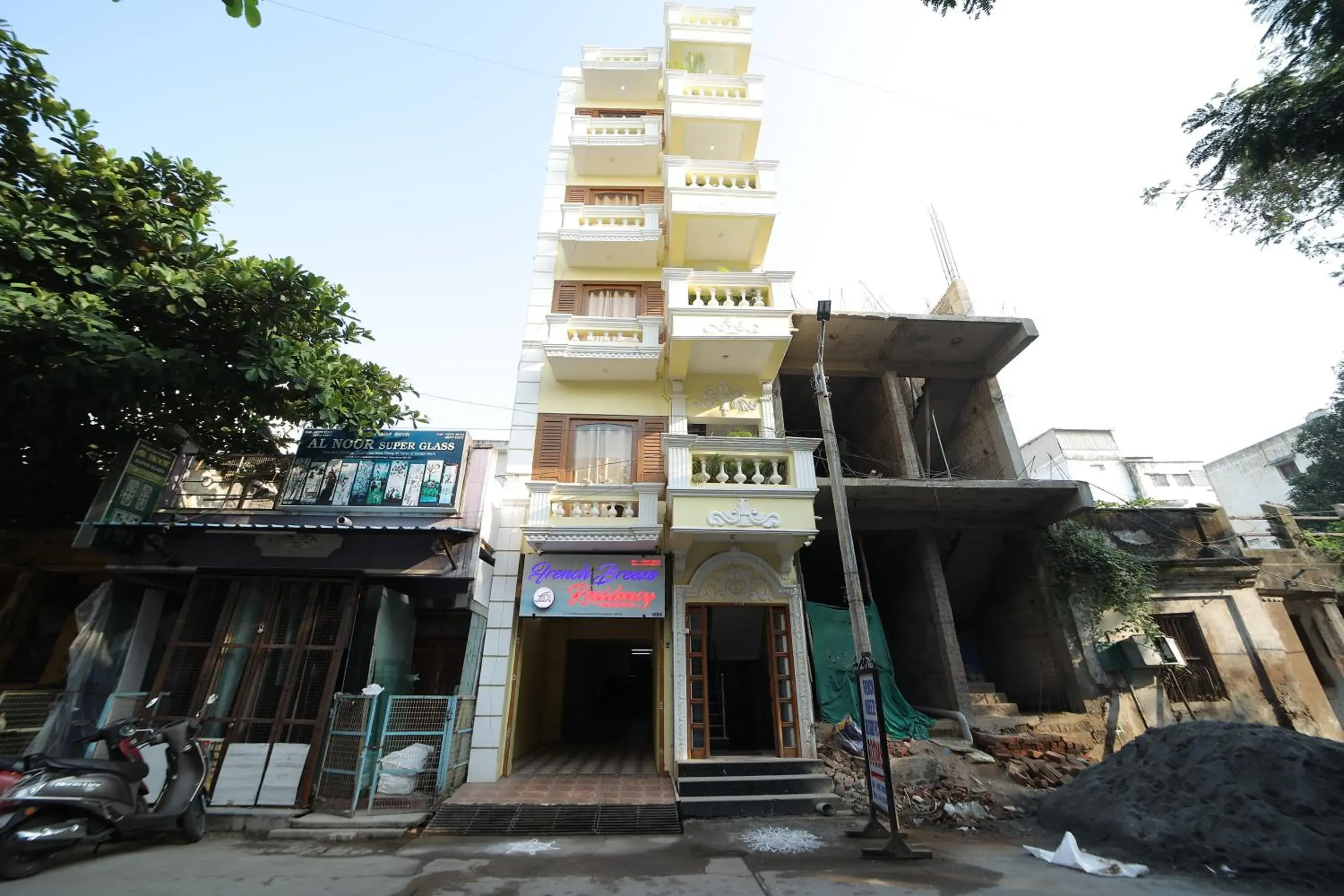 Property building in French Breeze Residency Property building in French Breeze Residency