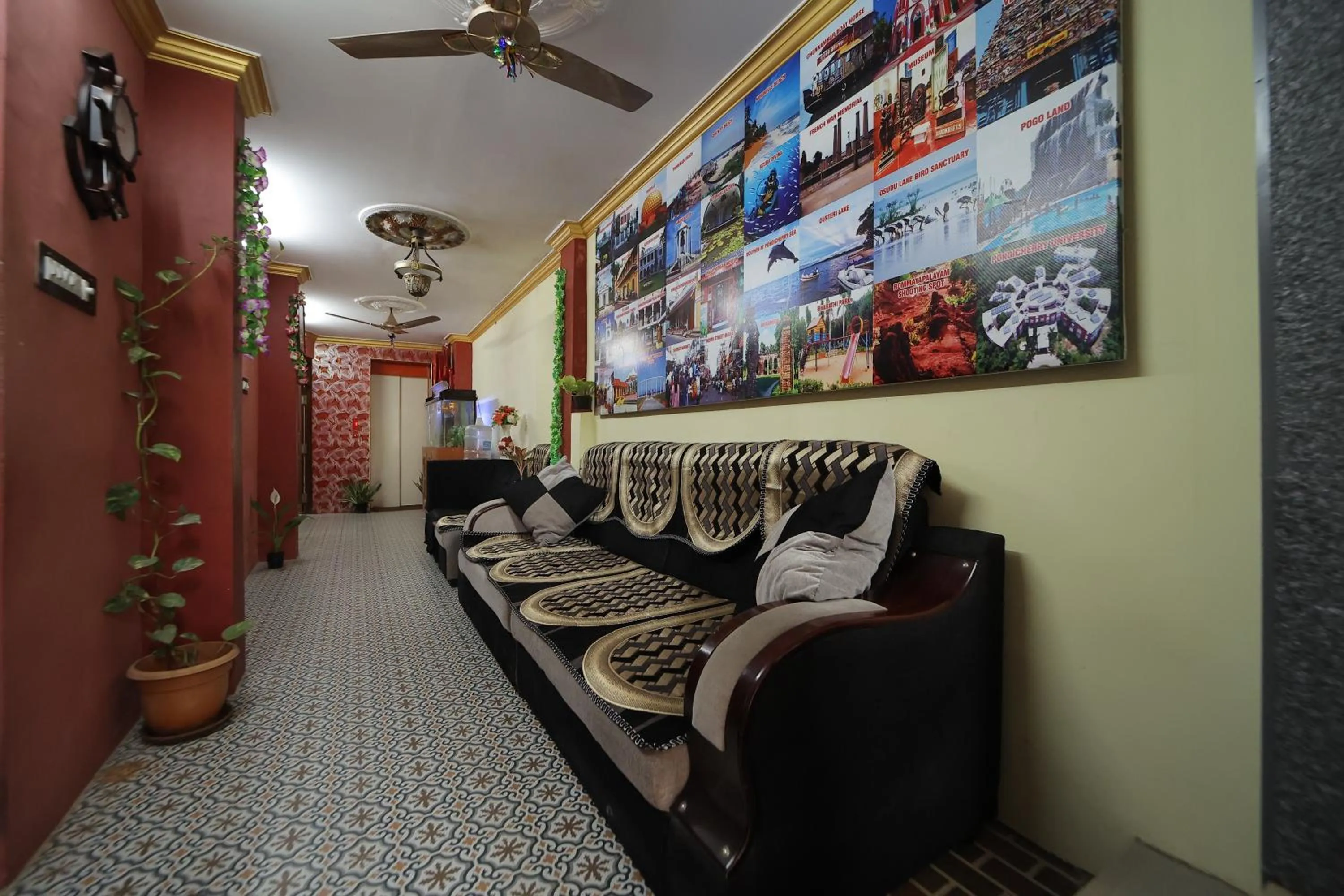 Seating area in French Breeze Residency