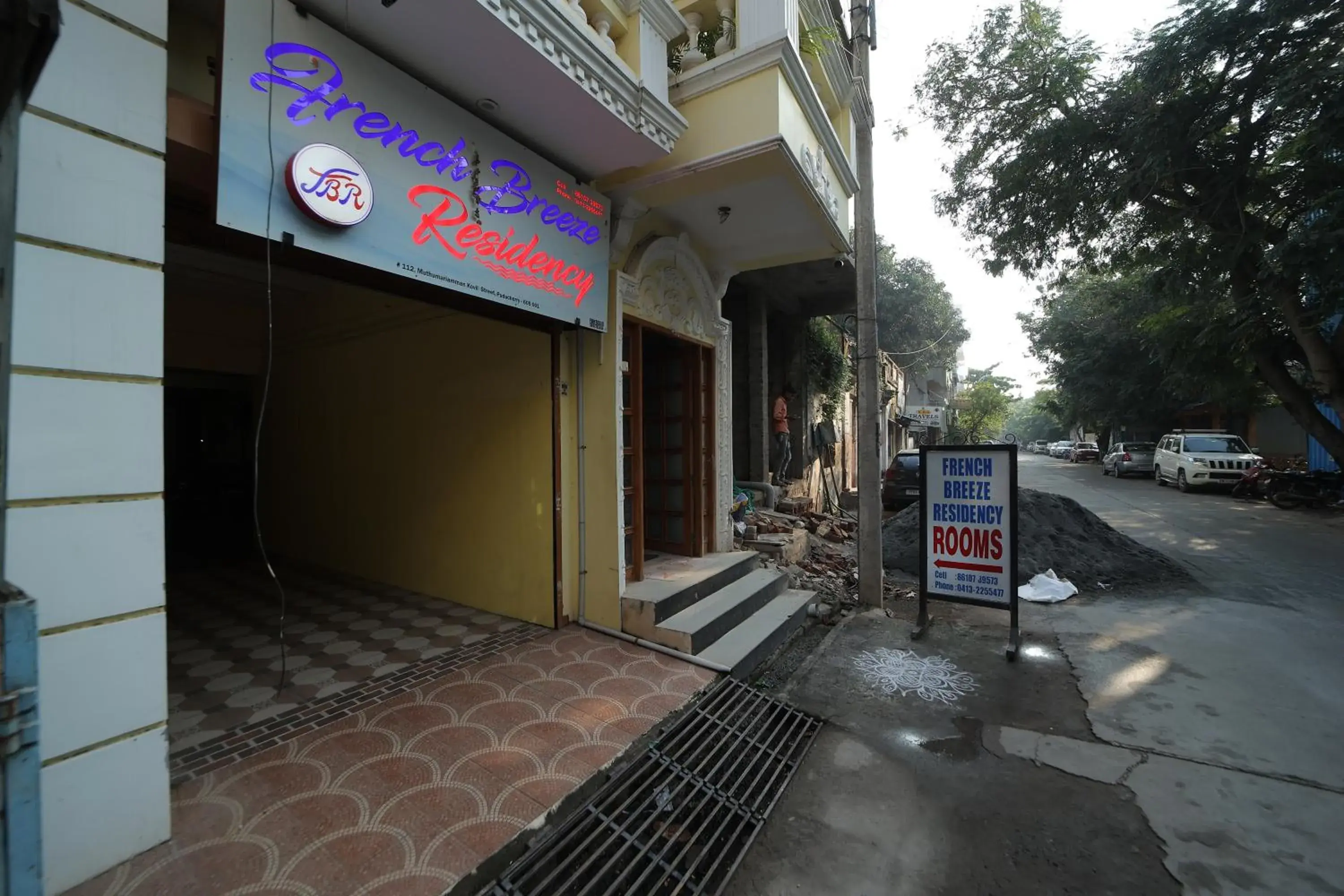 Street view in French Breeze Residency Street view in French Breeze Residency