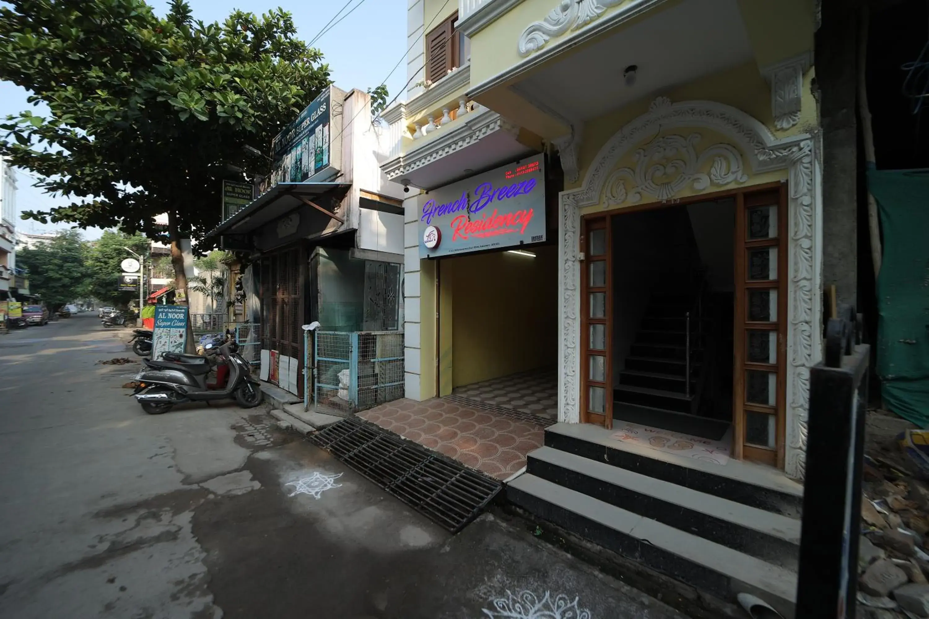 Street view in French Breeze Residency Street view in French Breeze Residency