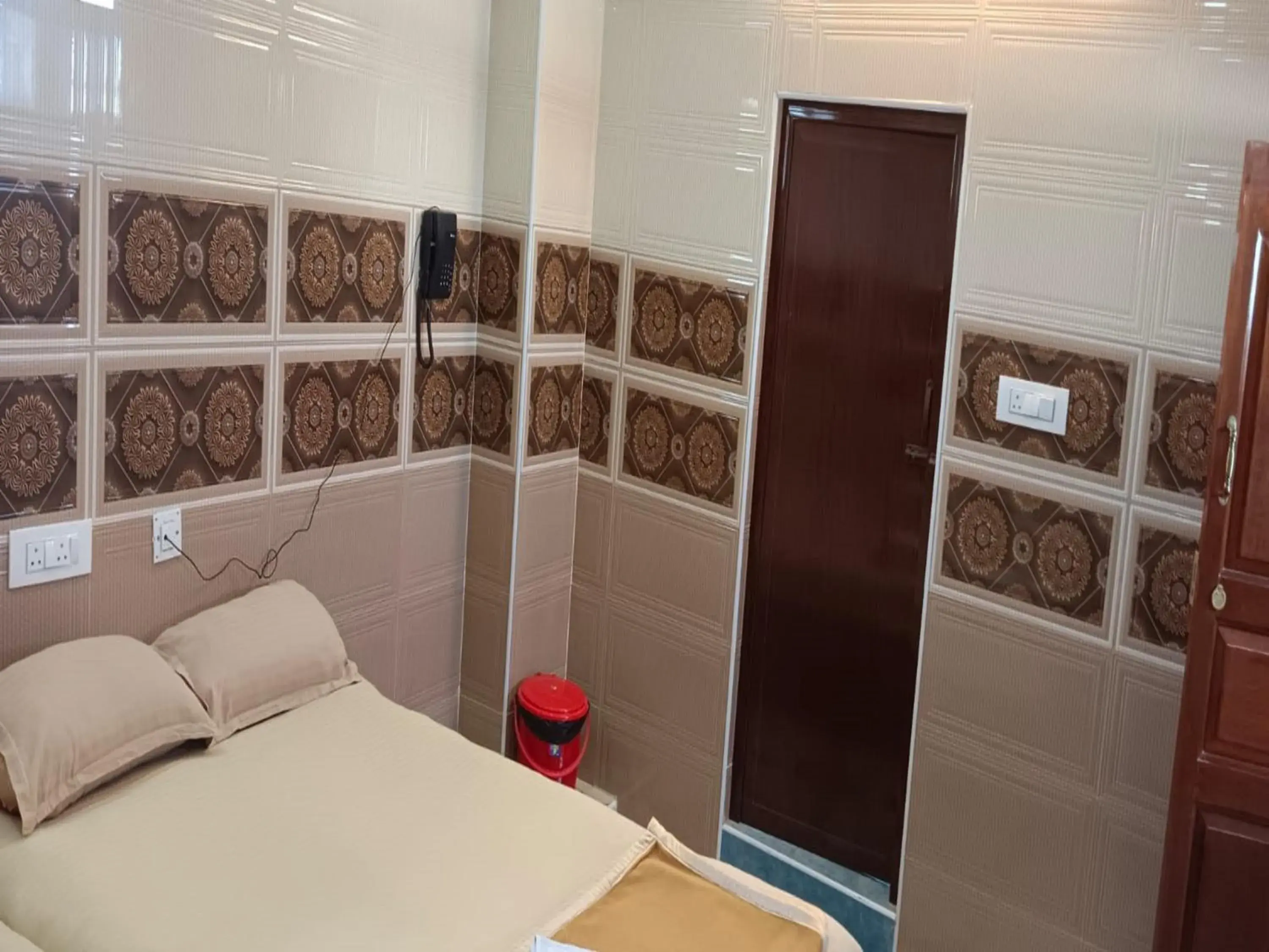 View (from property/room), Bed in French Breeze Residency View (from property/room), Bed in French Breeze Residency