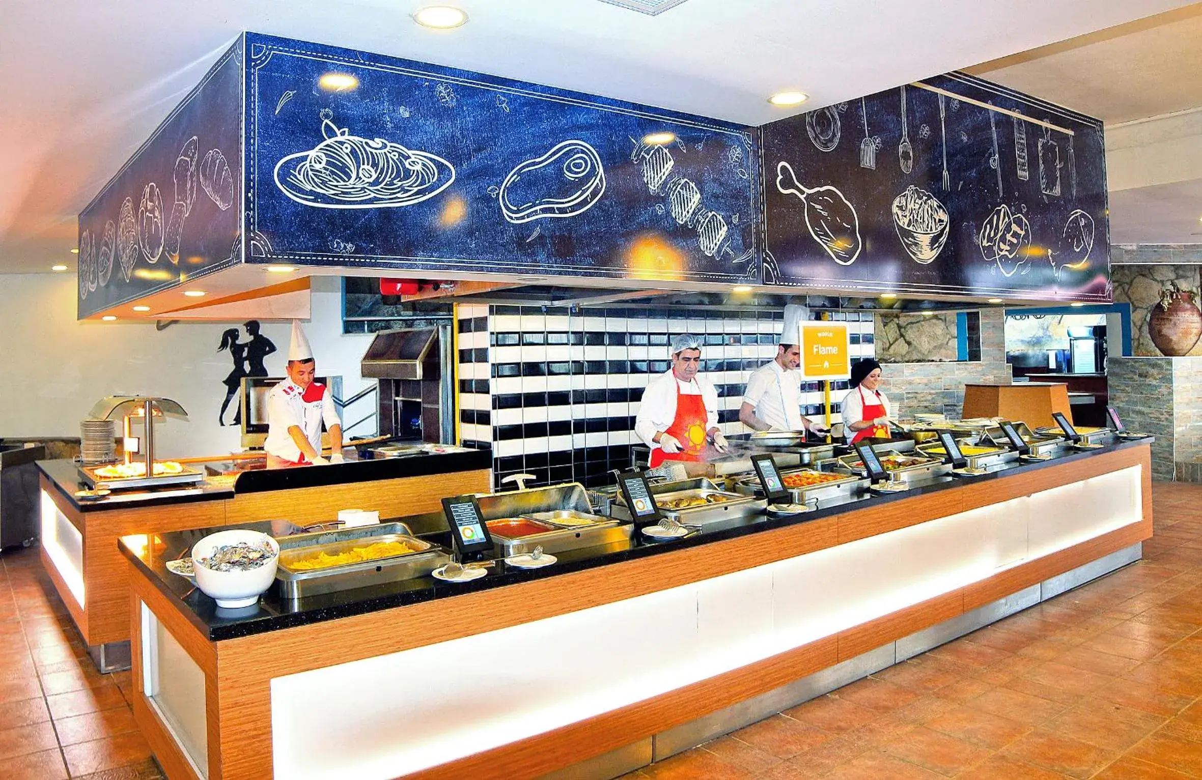 Food and drinks in CLUB AQUA PLAZA Food and drinks in CLUB AQUA PLAZA