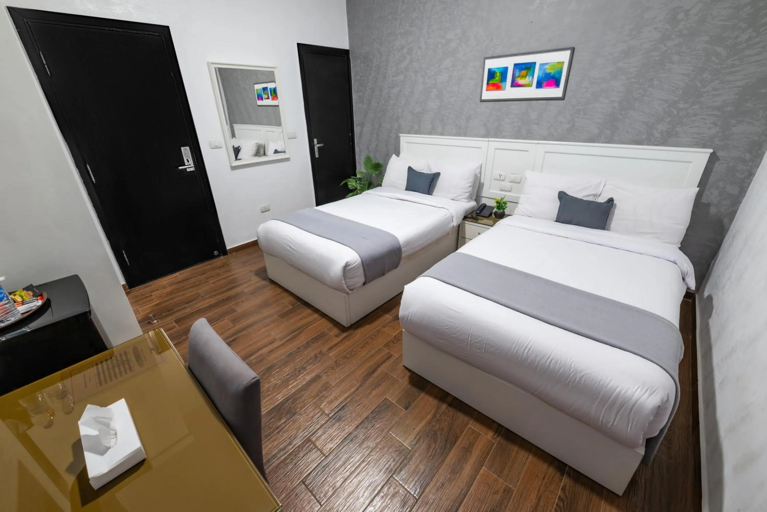 Bed in Nile Villa Hotel