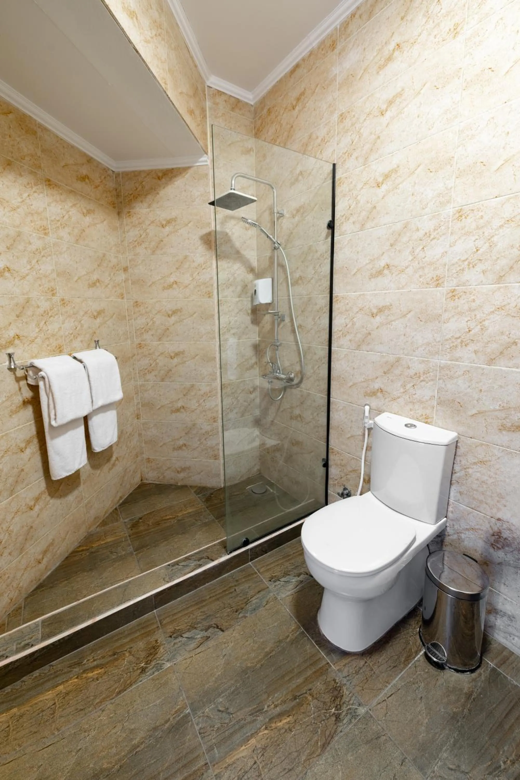 Shower in Nile Villa Hotel