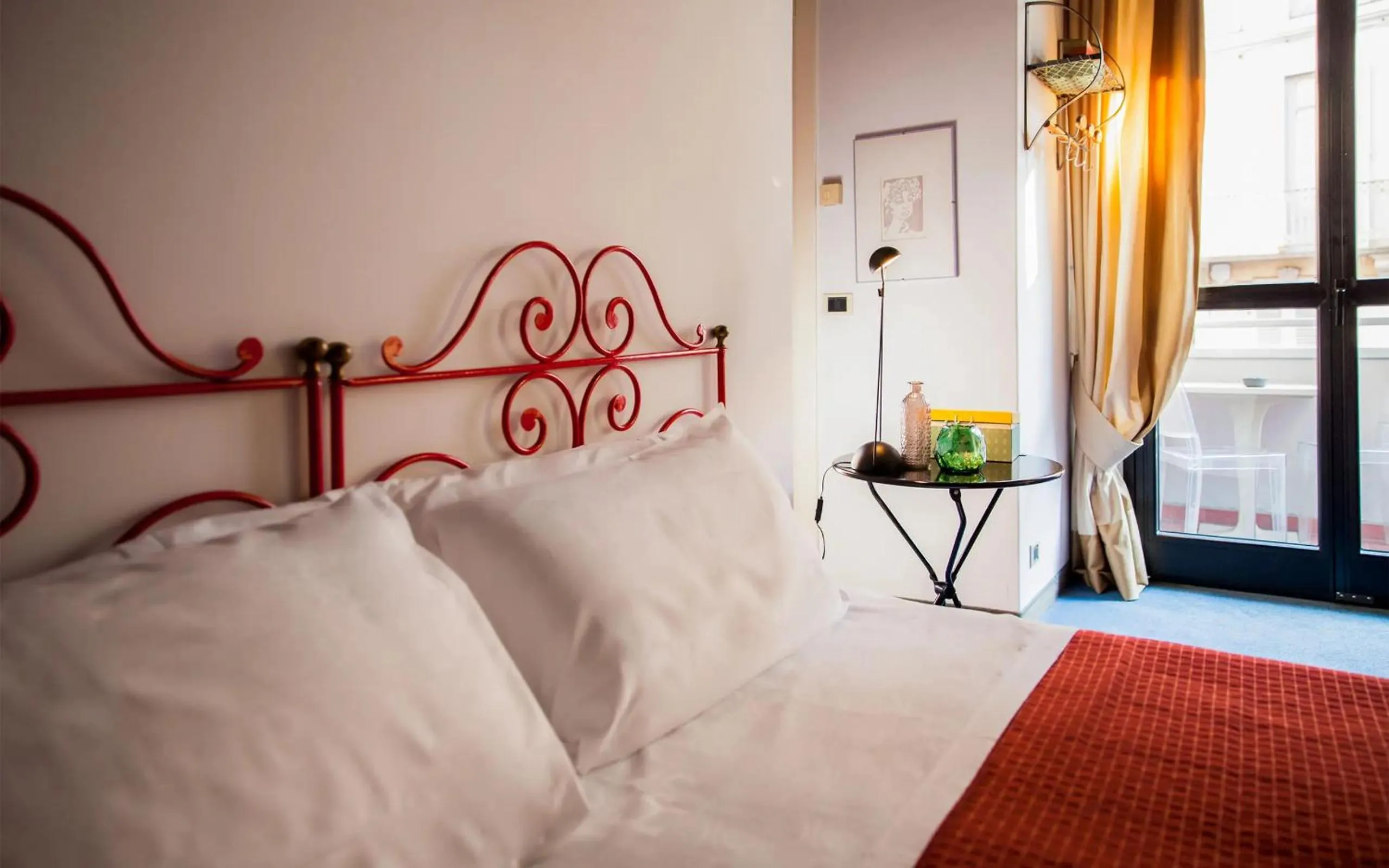 Bed in Phi Hotel Palio