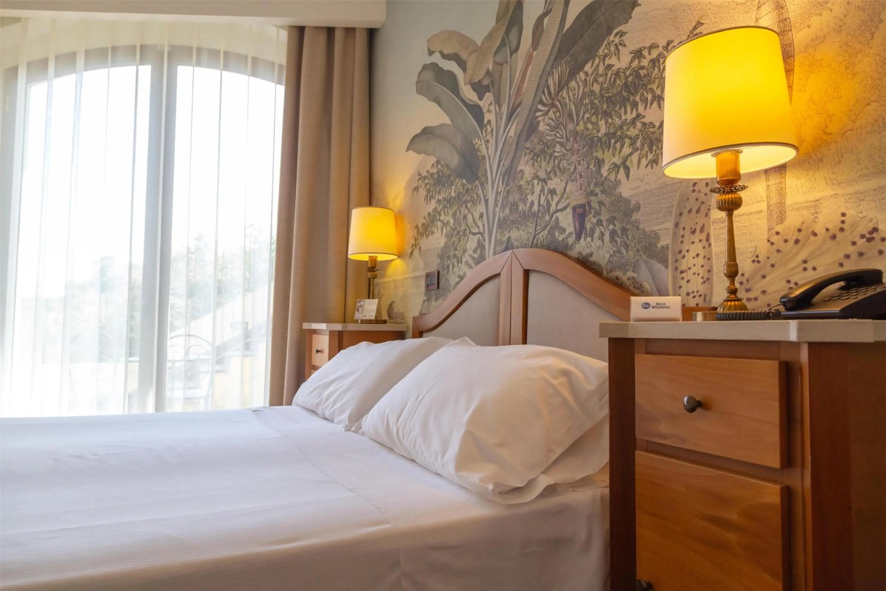 Bedroom, Bed in Best Western Hotel Santa Caterina