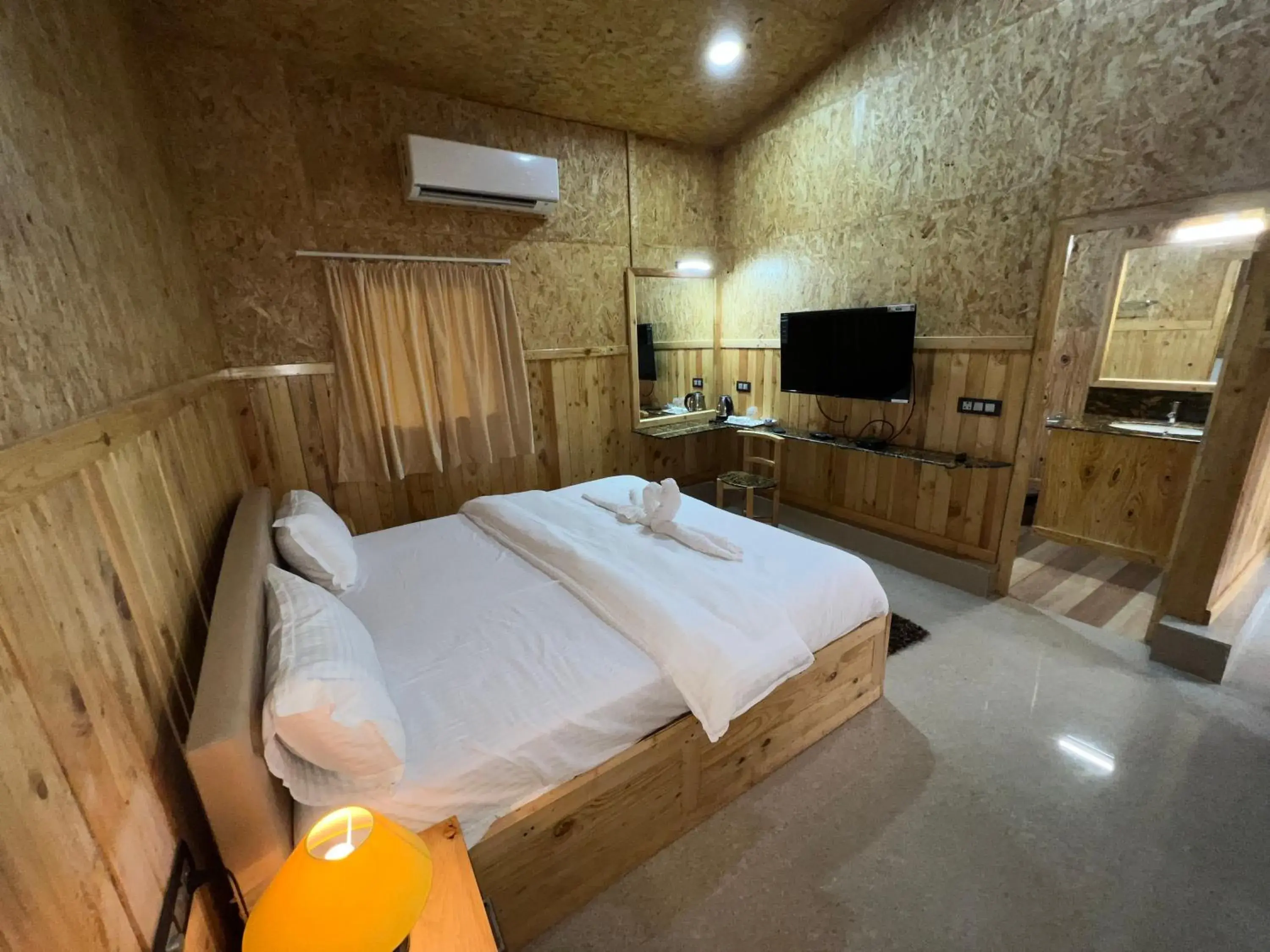 Bed in santanas wooden cottages Bed in santanas wooden cottages