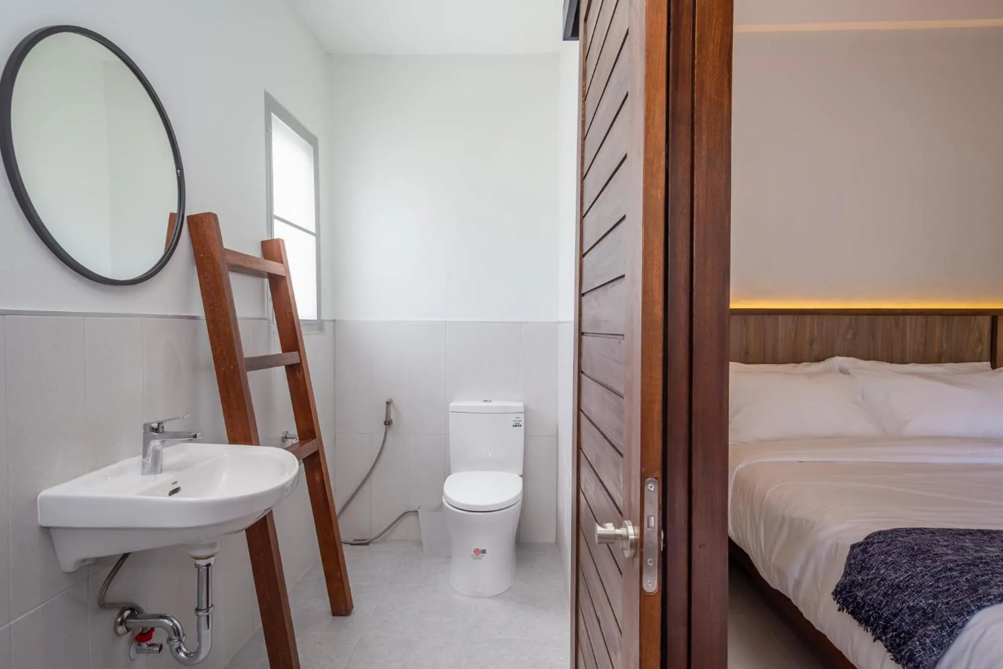 Bed in Baan Kamana Guest House