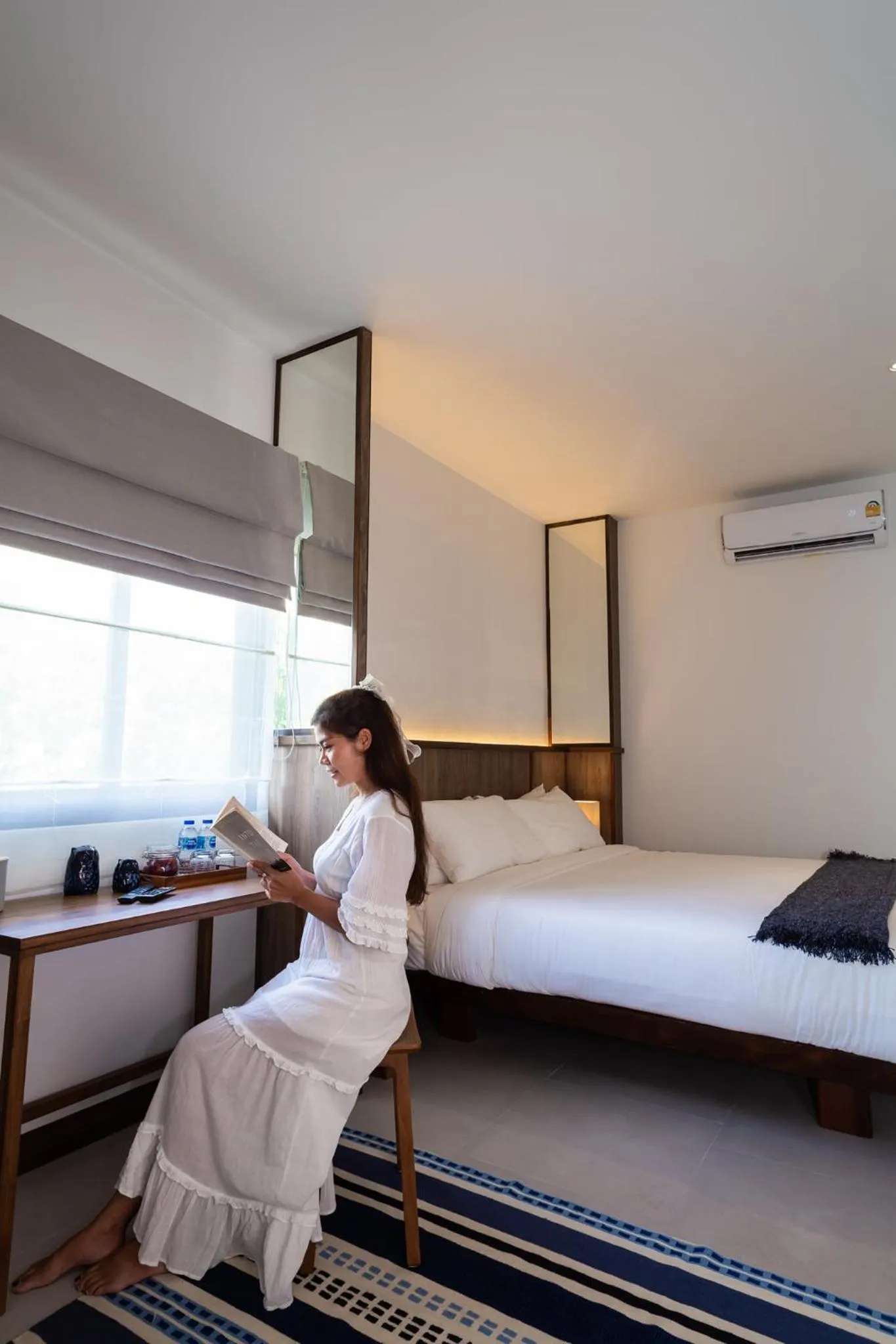 Bed in Baan Kamana Guest House