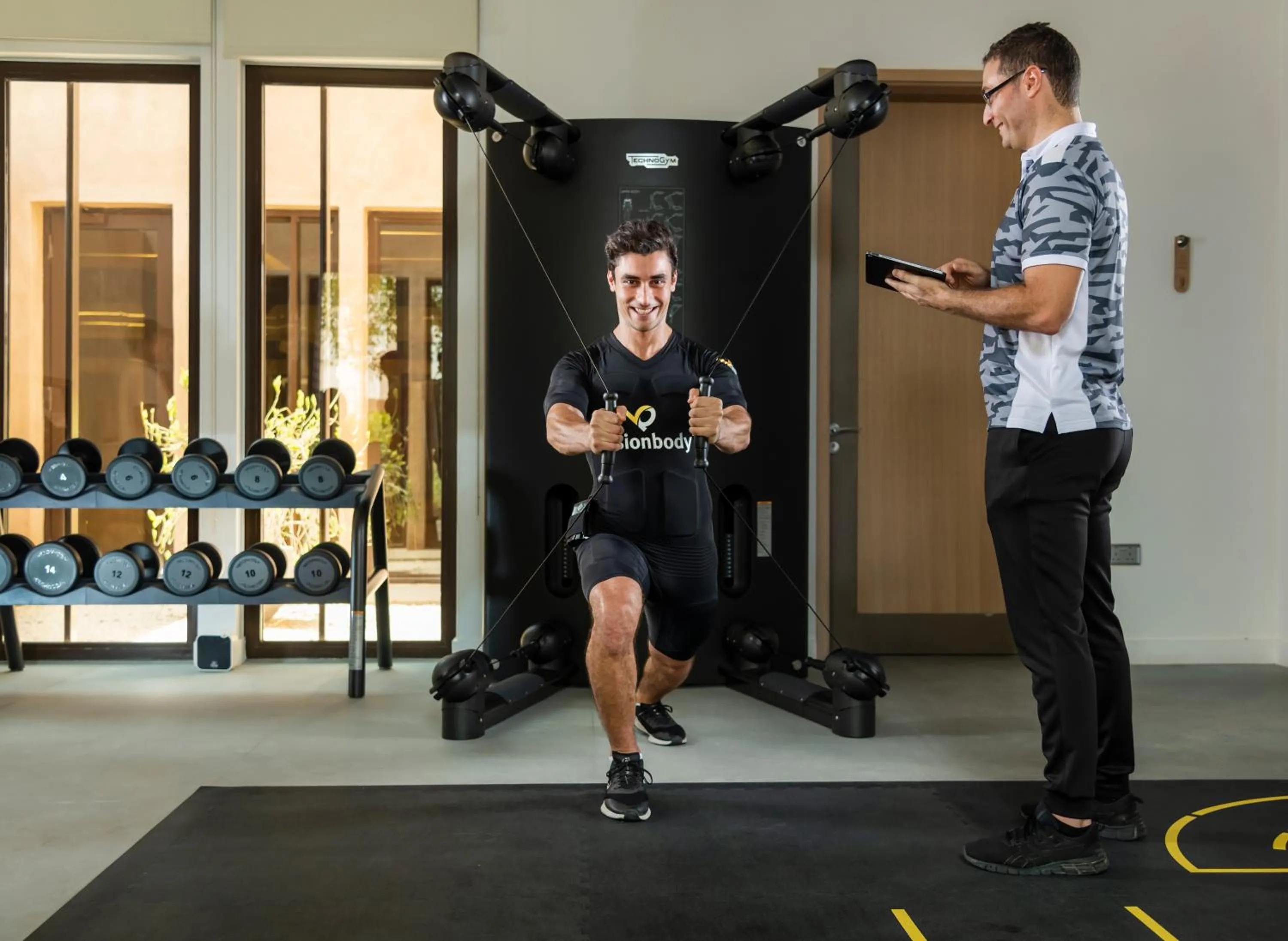 Fitness centre/facilities in Zulal Wellness Resort by Chiva-Som