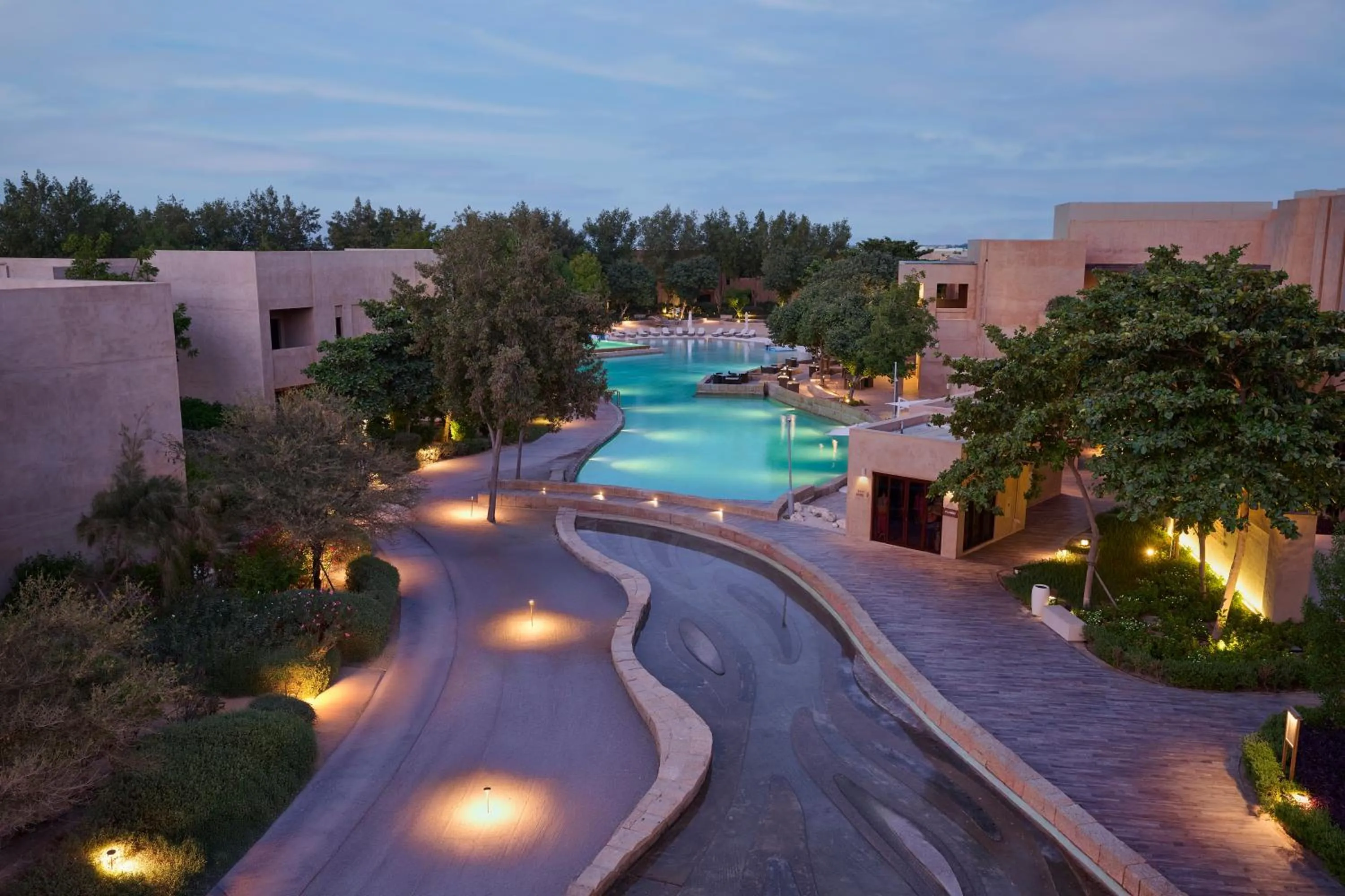 Property building in Zulal Wellness Resort by Chiva-Som