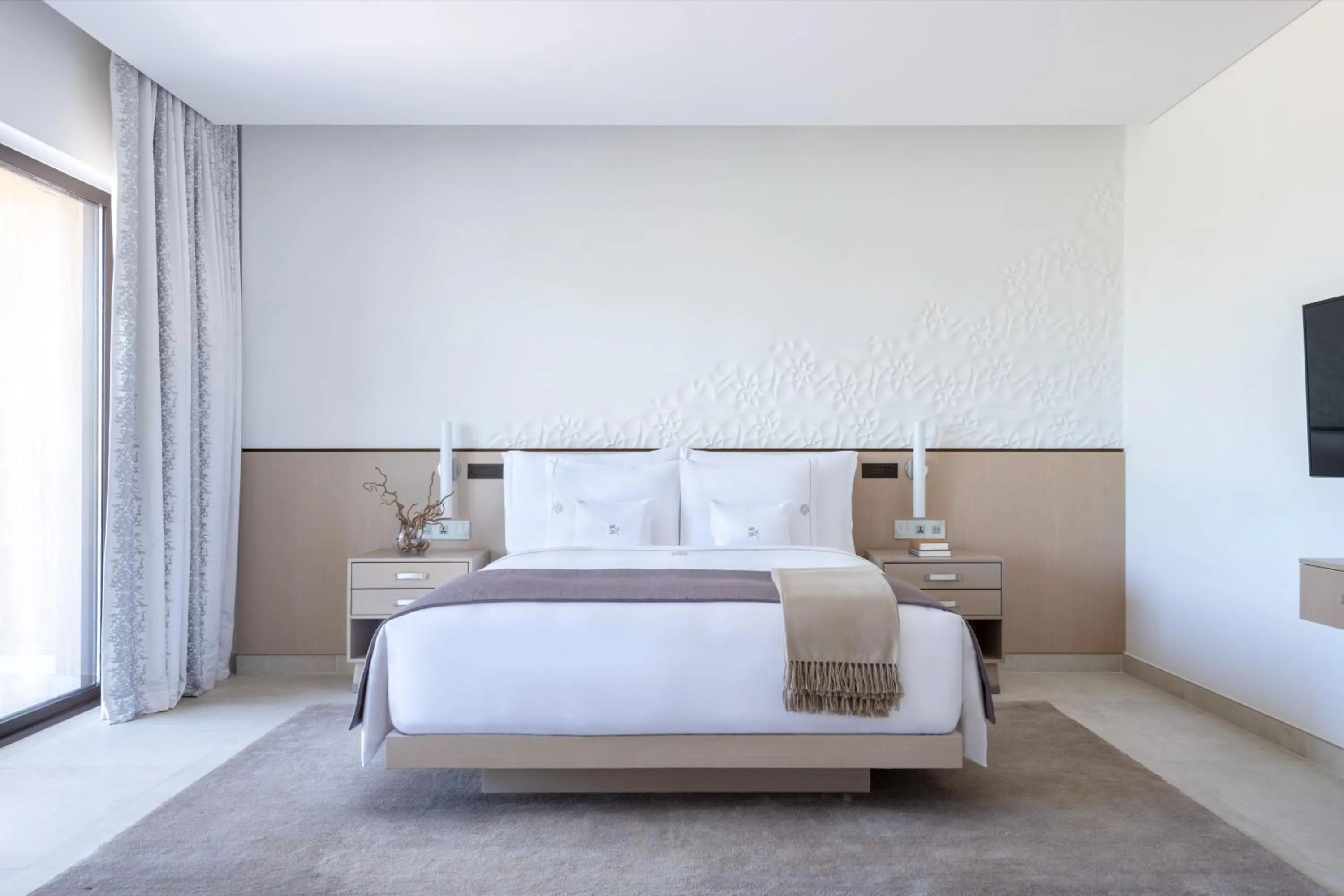 Bedroom, Bed in Zulal Wellness Resort by Chiva-Som