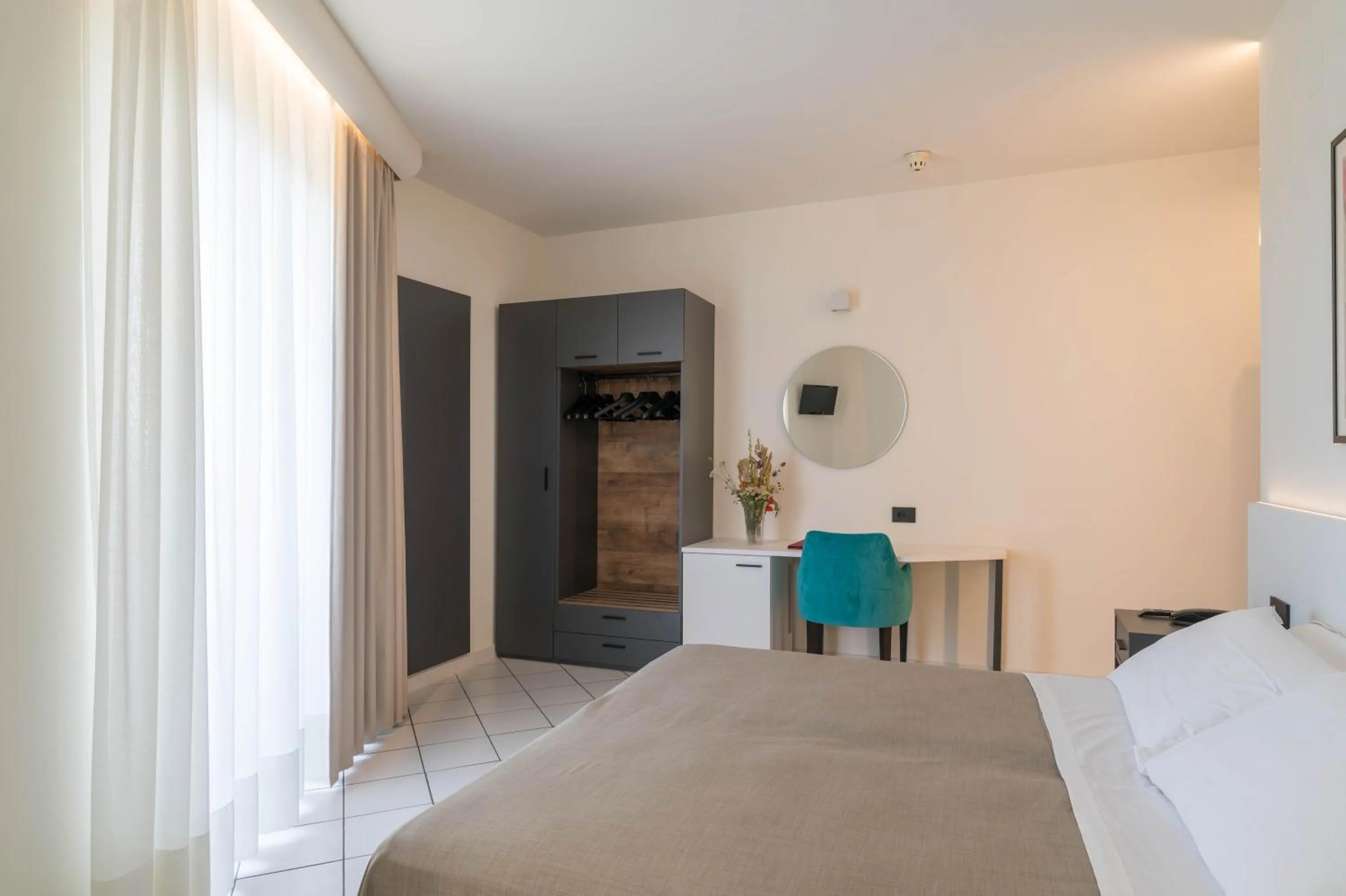 Bed in Hotel Lo Smeraldo