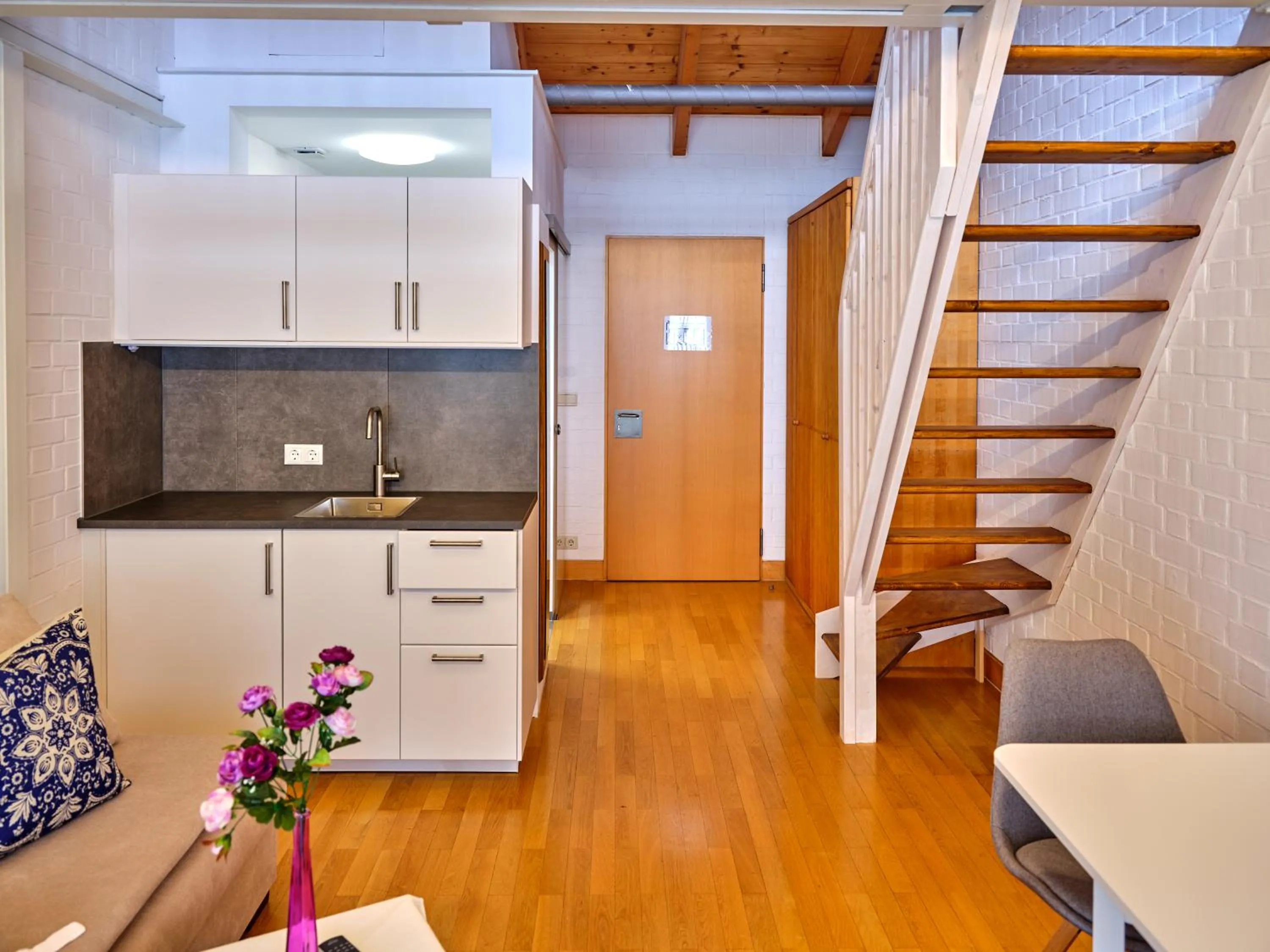 Kitchen or kitchenette in AquaQuell Bad Pilzweg