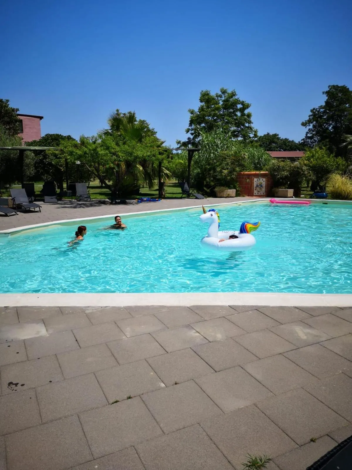 Swimming pool in Villa Piersepp B&B