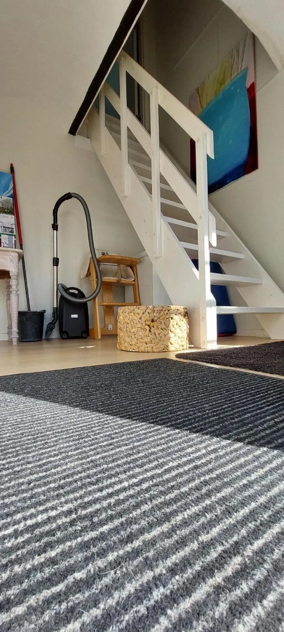 Property building in Apartment Ruhetgaard Bed & kitchen