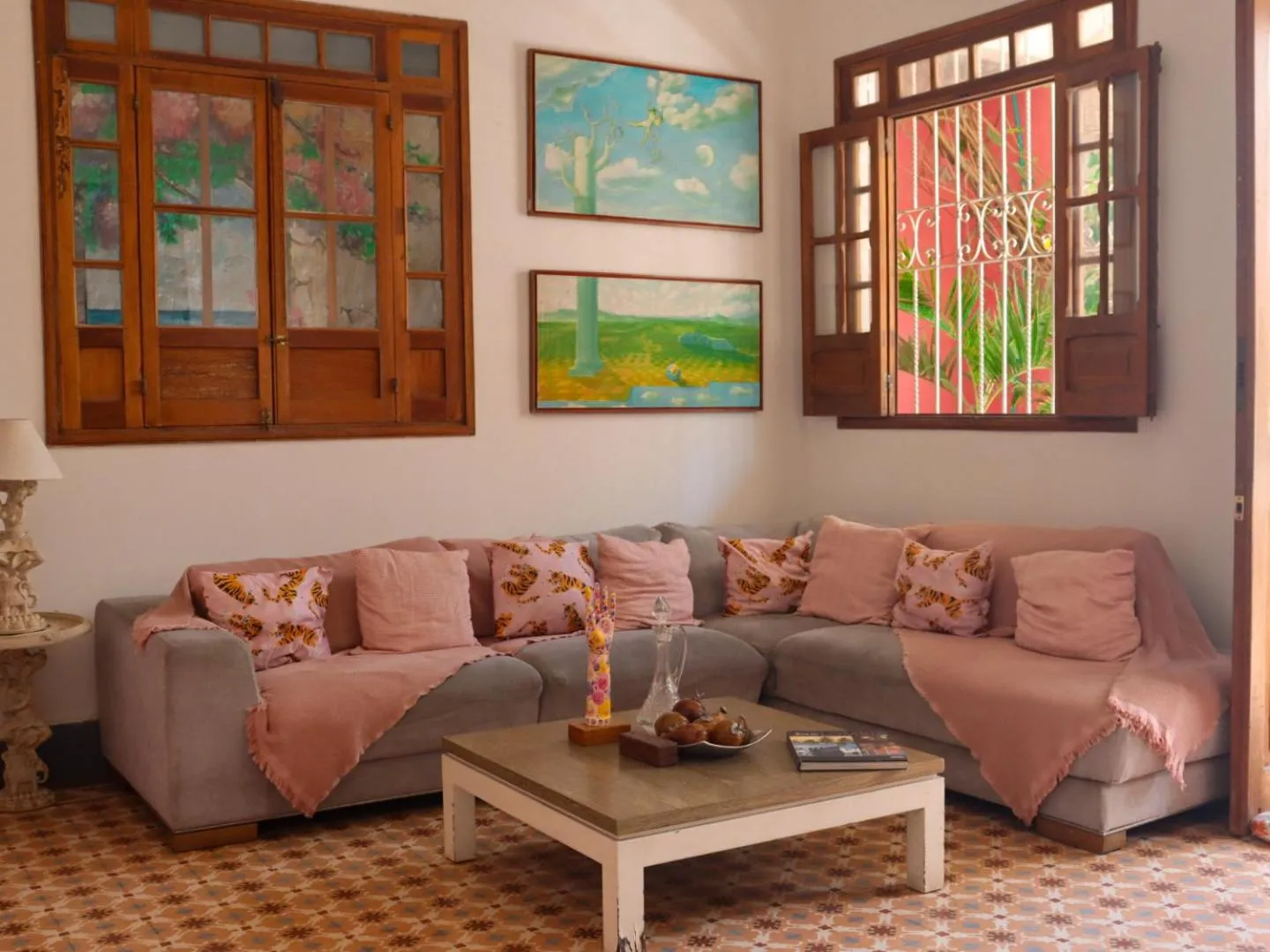 Living room in Casa Rosa - Alma Hotels