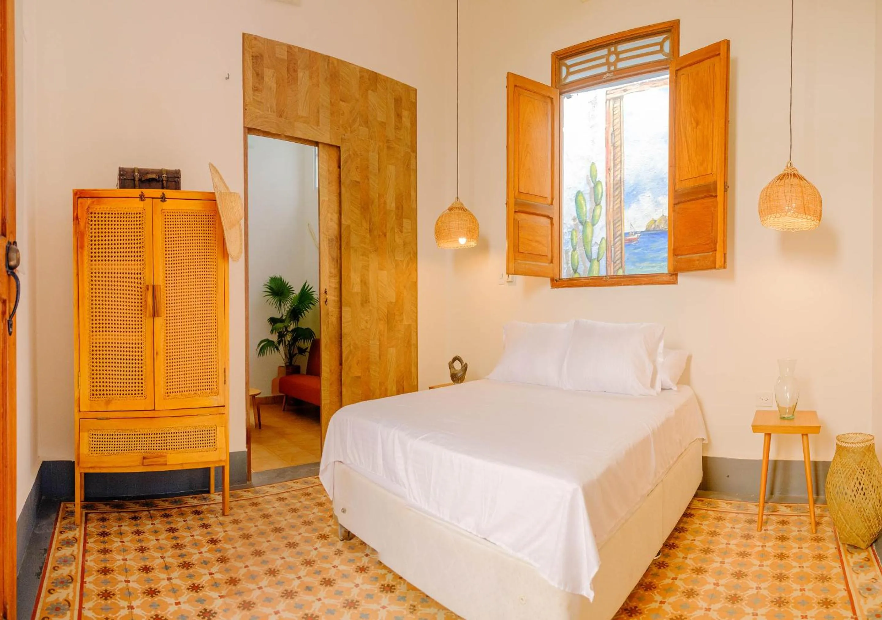 Bed in Casa Rosa - Alma Hotels