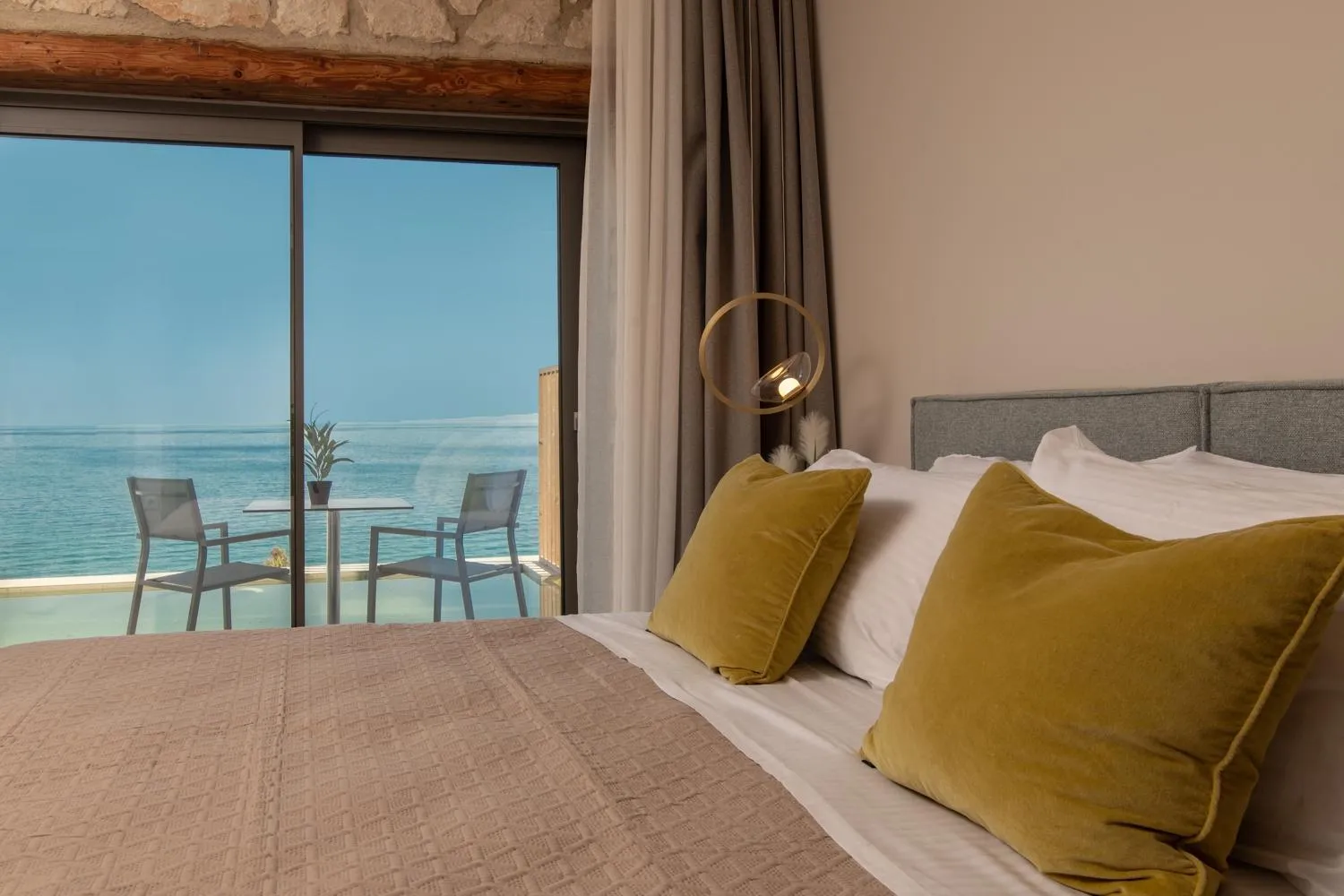 Bed in Pelagos Blue Zante