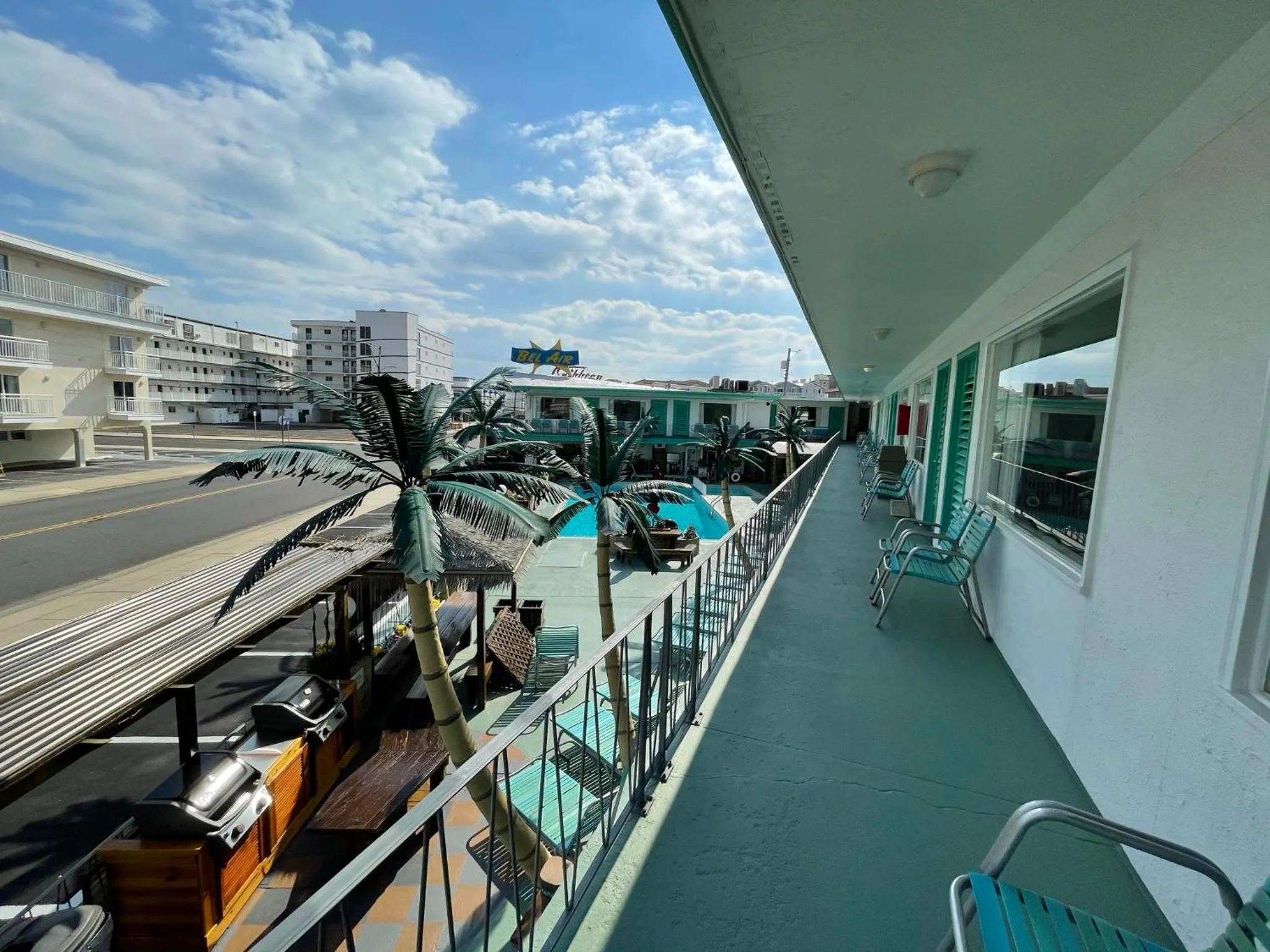Balcony/Terrace in Bel Air Motel Wildwood Crest Beach