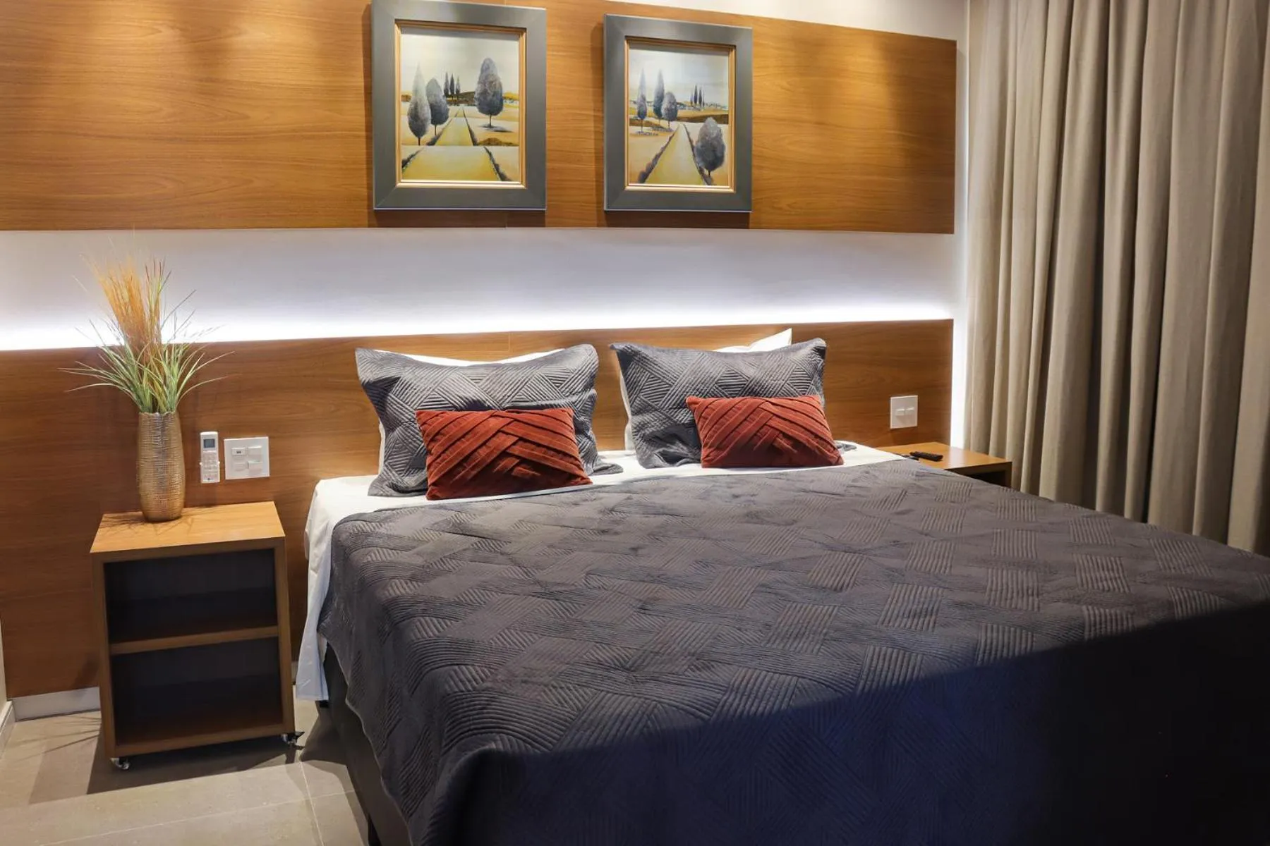 Bed in Porto das Asas Park Hotel