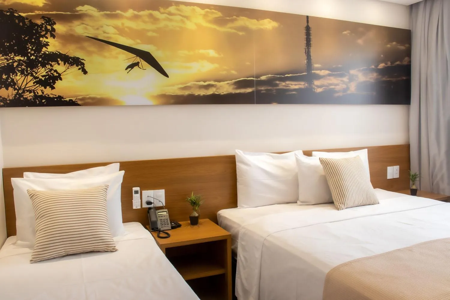 Bed in Porto das Asas Park Hotel