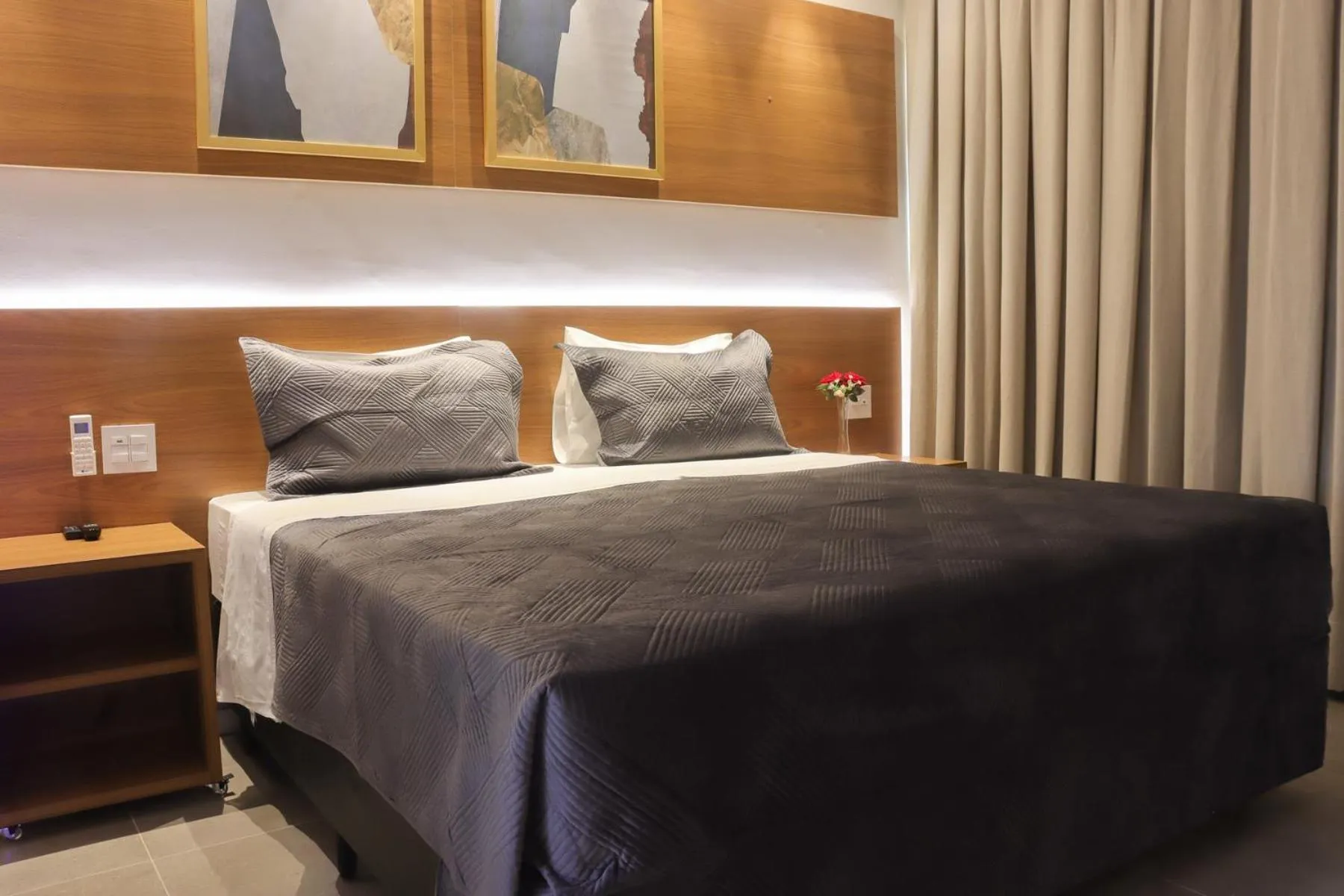 Bed in Porto das Asas Park Hotel