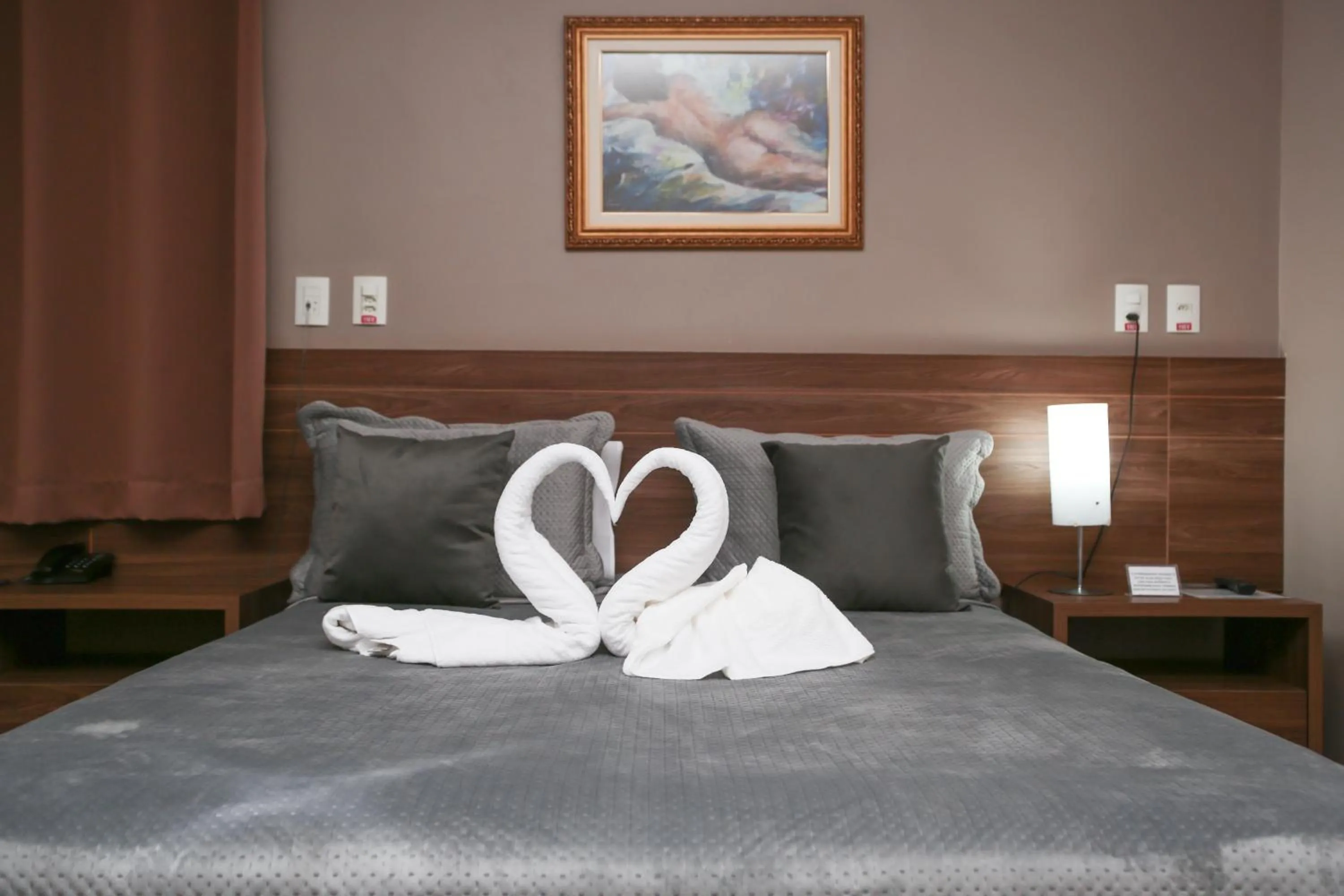 Bed in CAMBRAIA HOTEL ARCOS