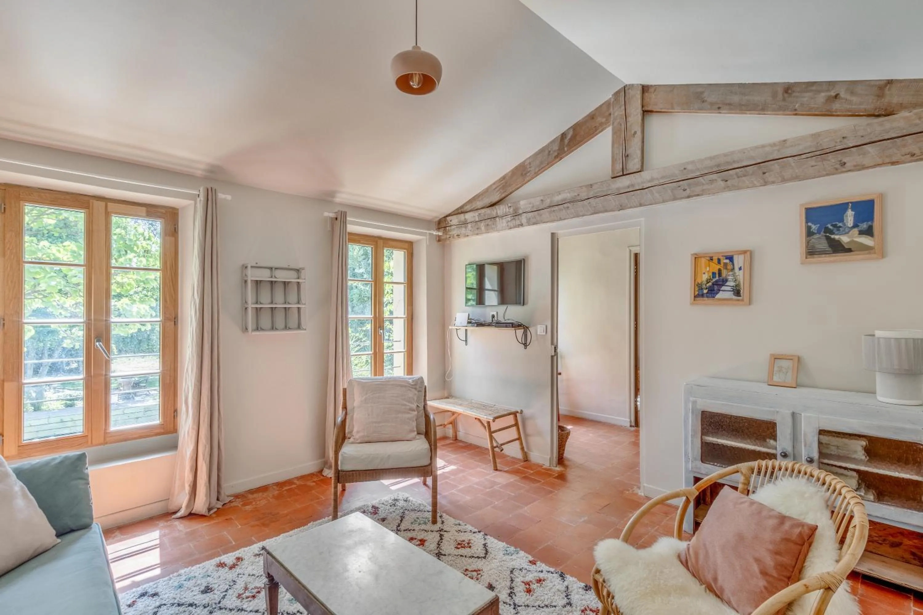 Living room in Maison Sumiane - Maison d hotes et locations avec piscine