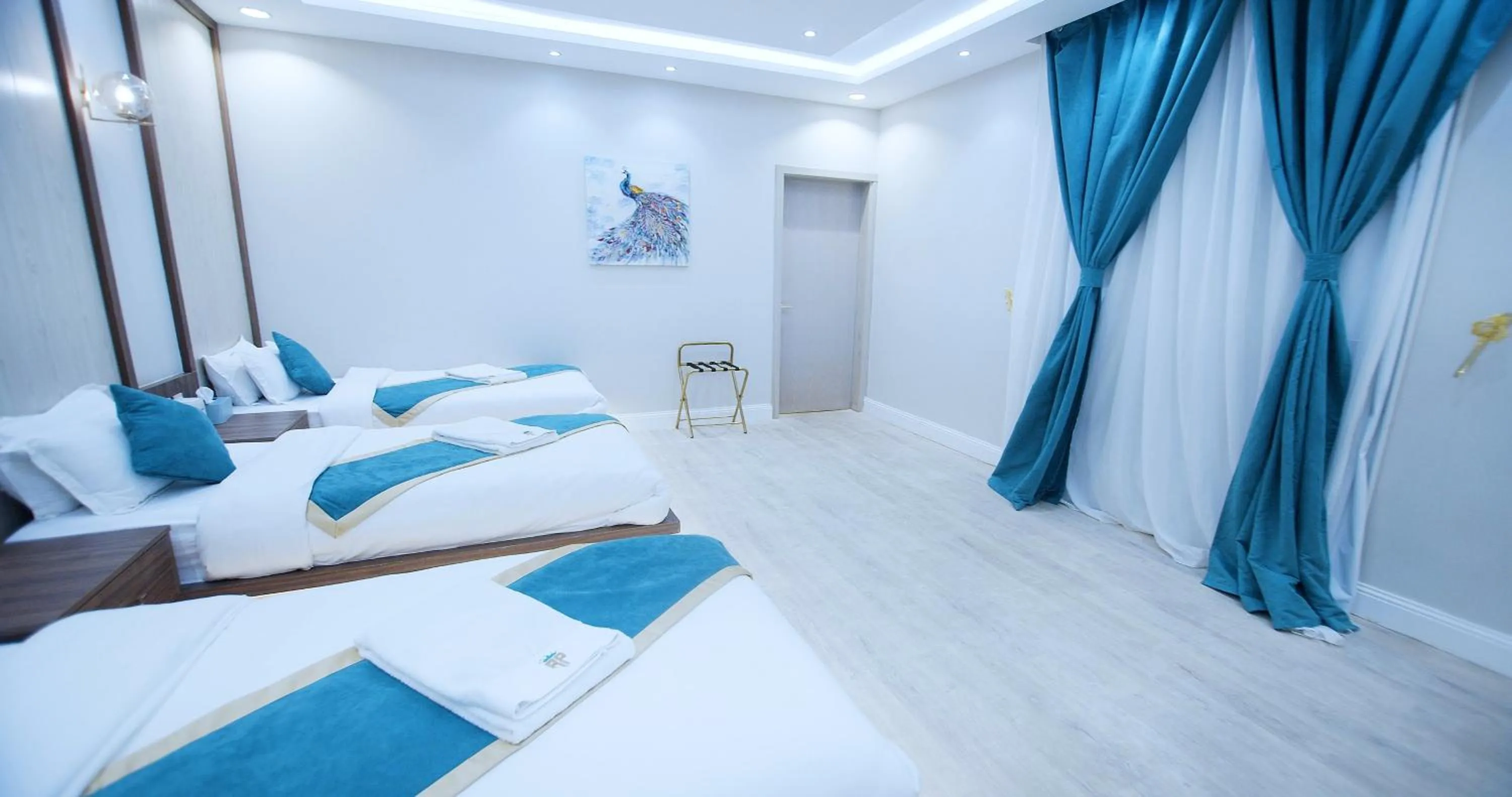 Bed in Relax Palace Hotel Apartments