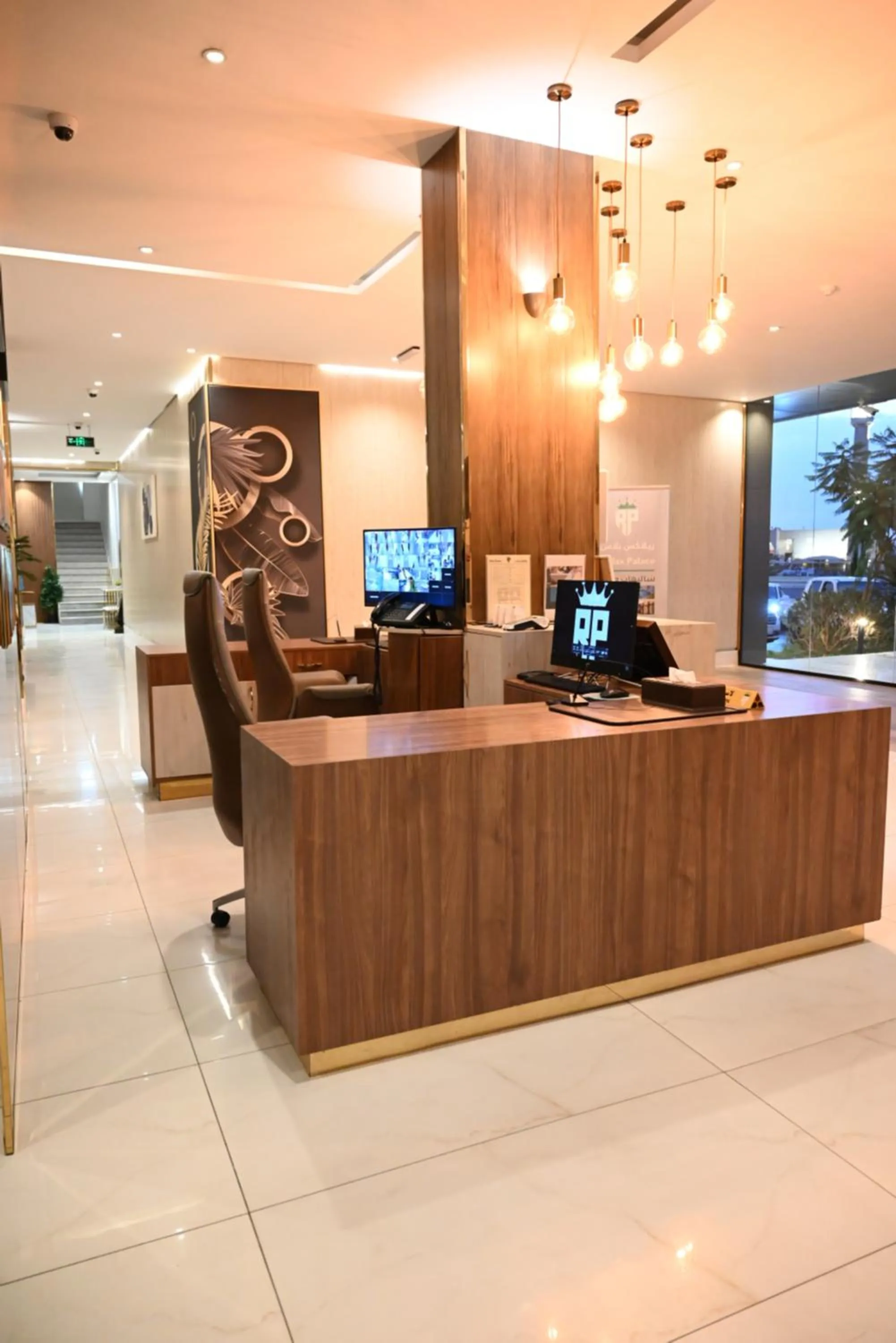 Lobby or reception in Relax Palace Hotel Apartments