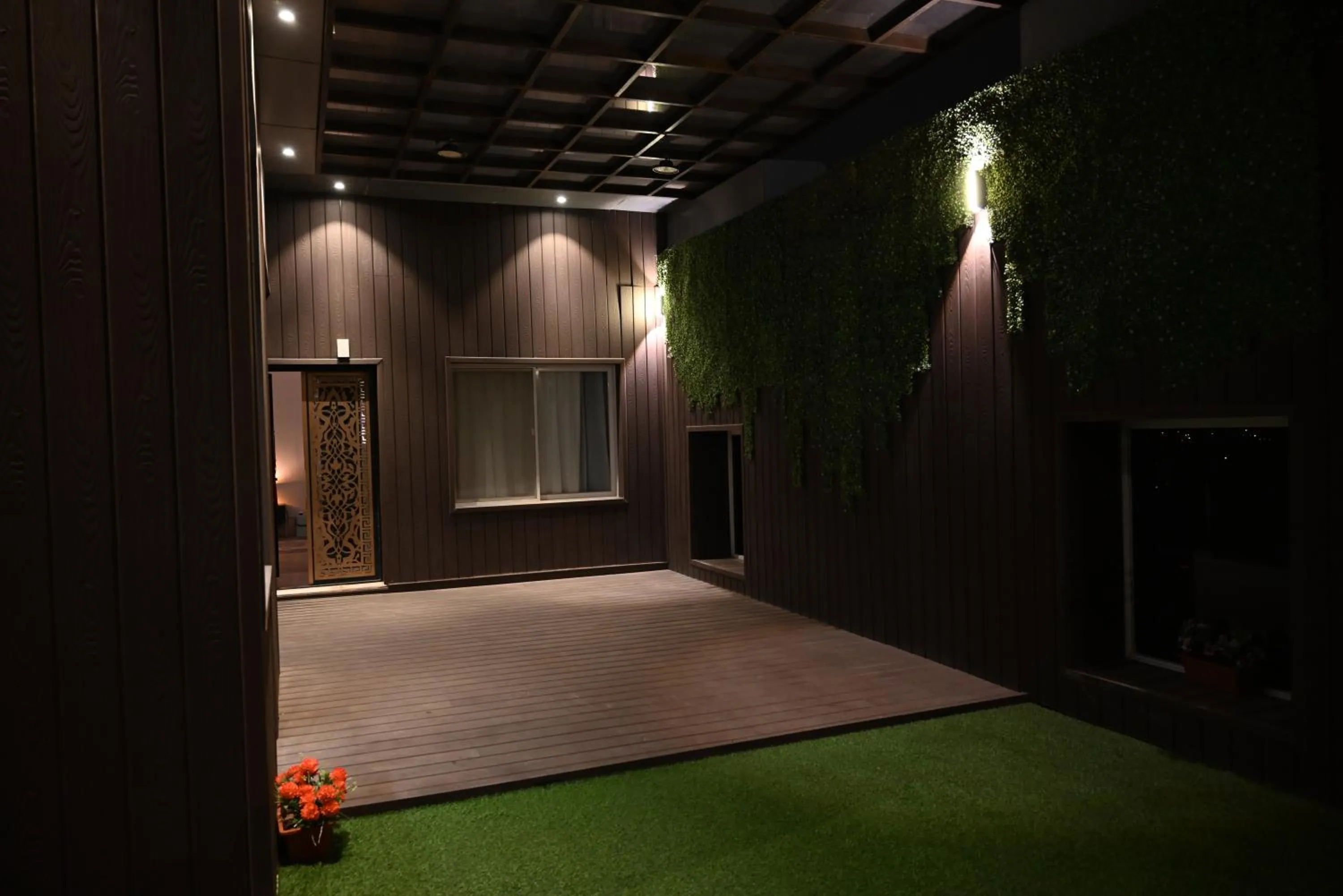 Patio in Relax Palace Hotel Apartments