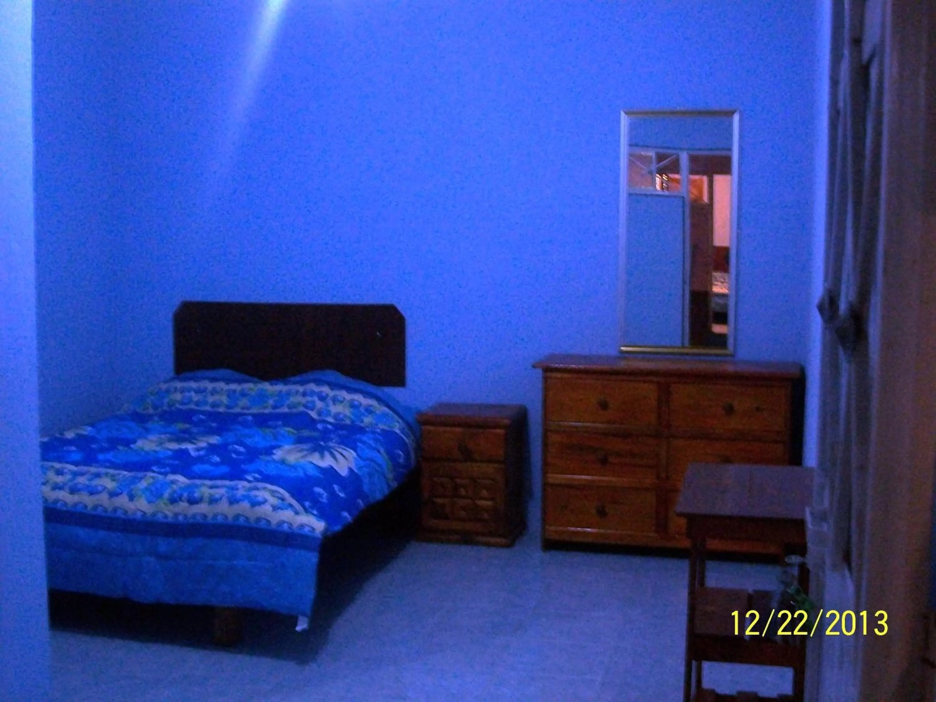 Bed in Hostal Eclipse Oaxaca