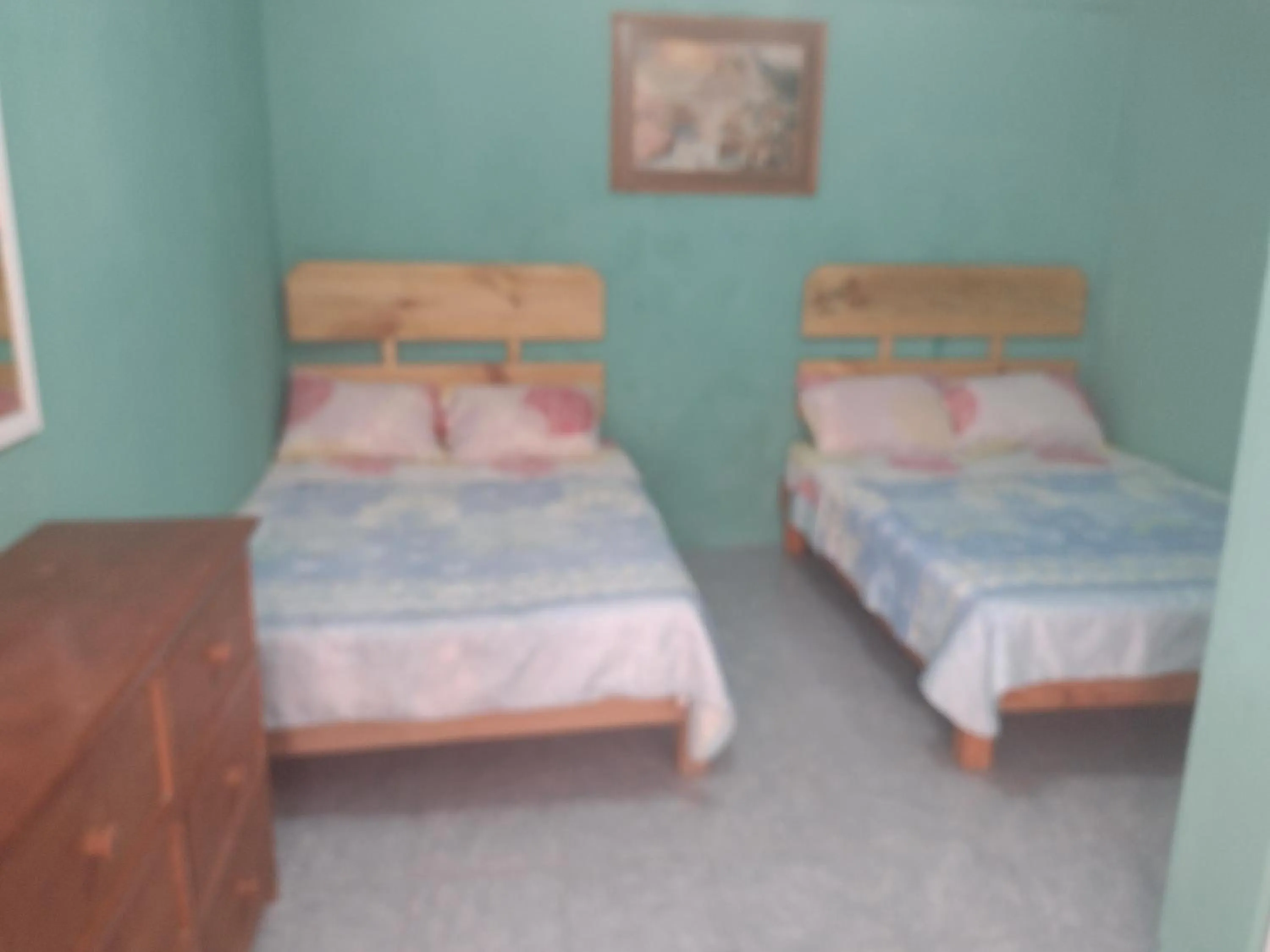 Bed in Hostal Eclipse Oaxaca