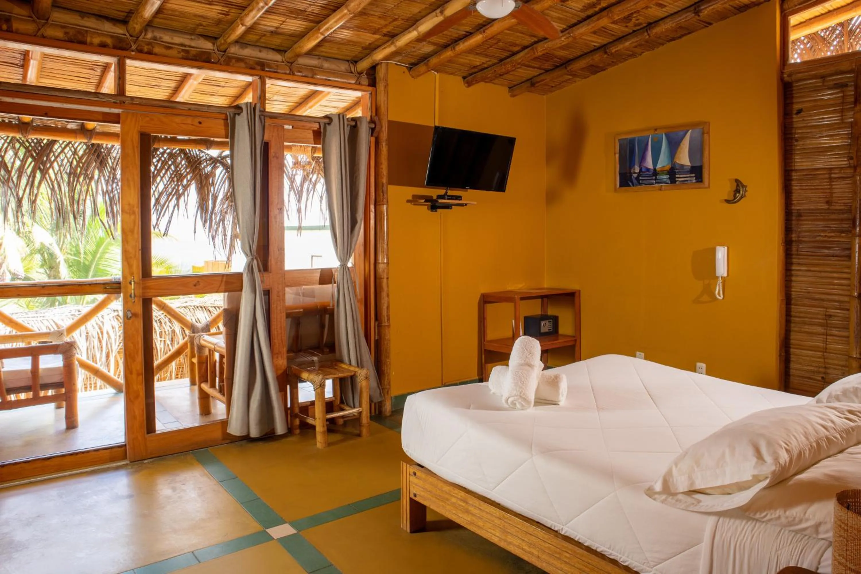 Bed in El Mirador de Vichayito