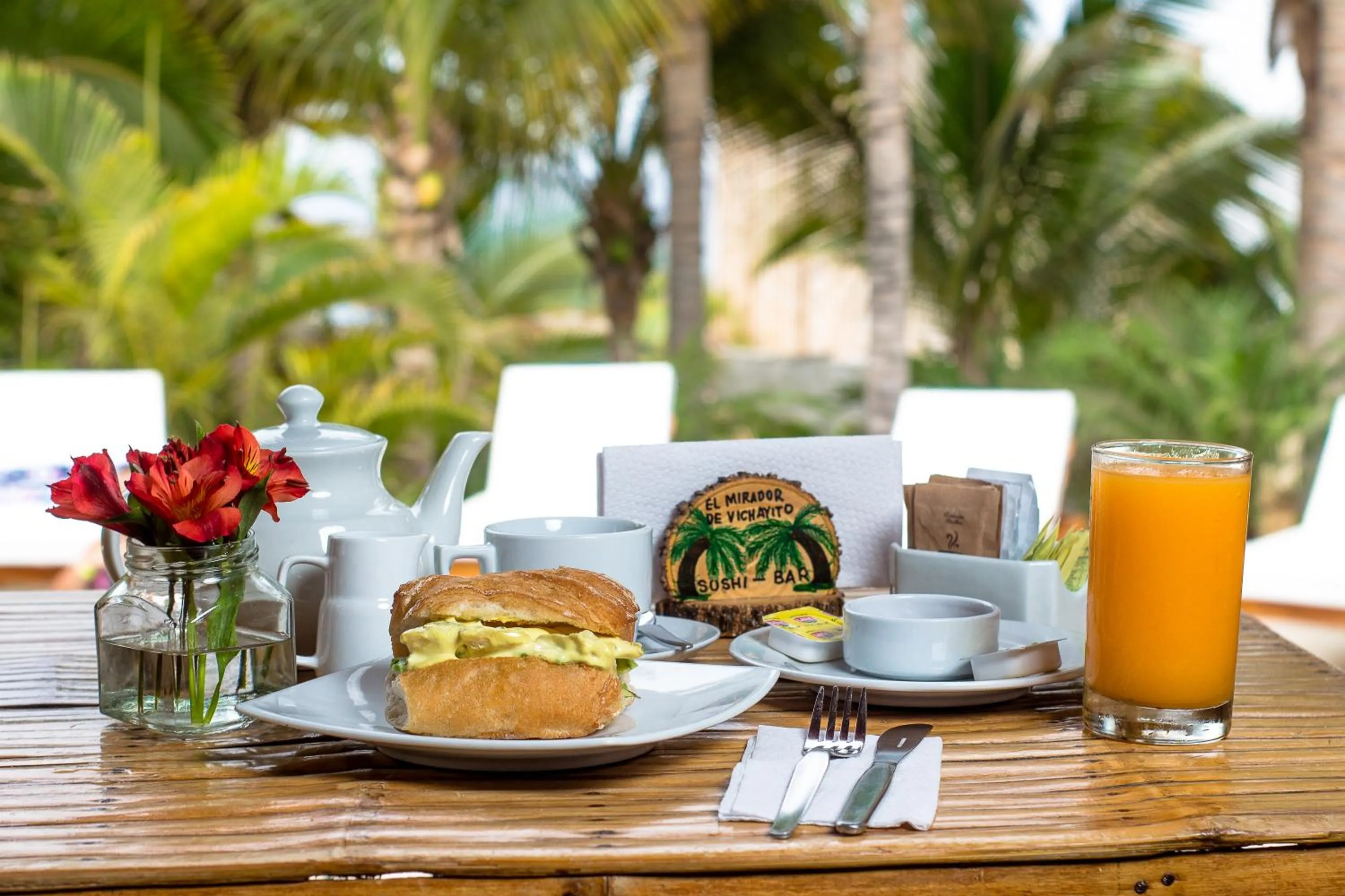 Breakfast in El Mirador de Vichayito