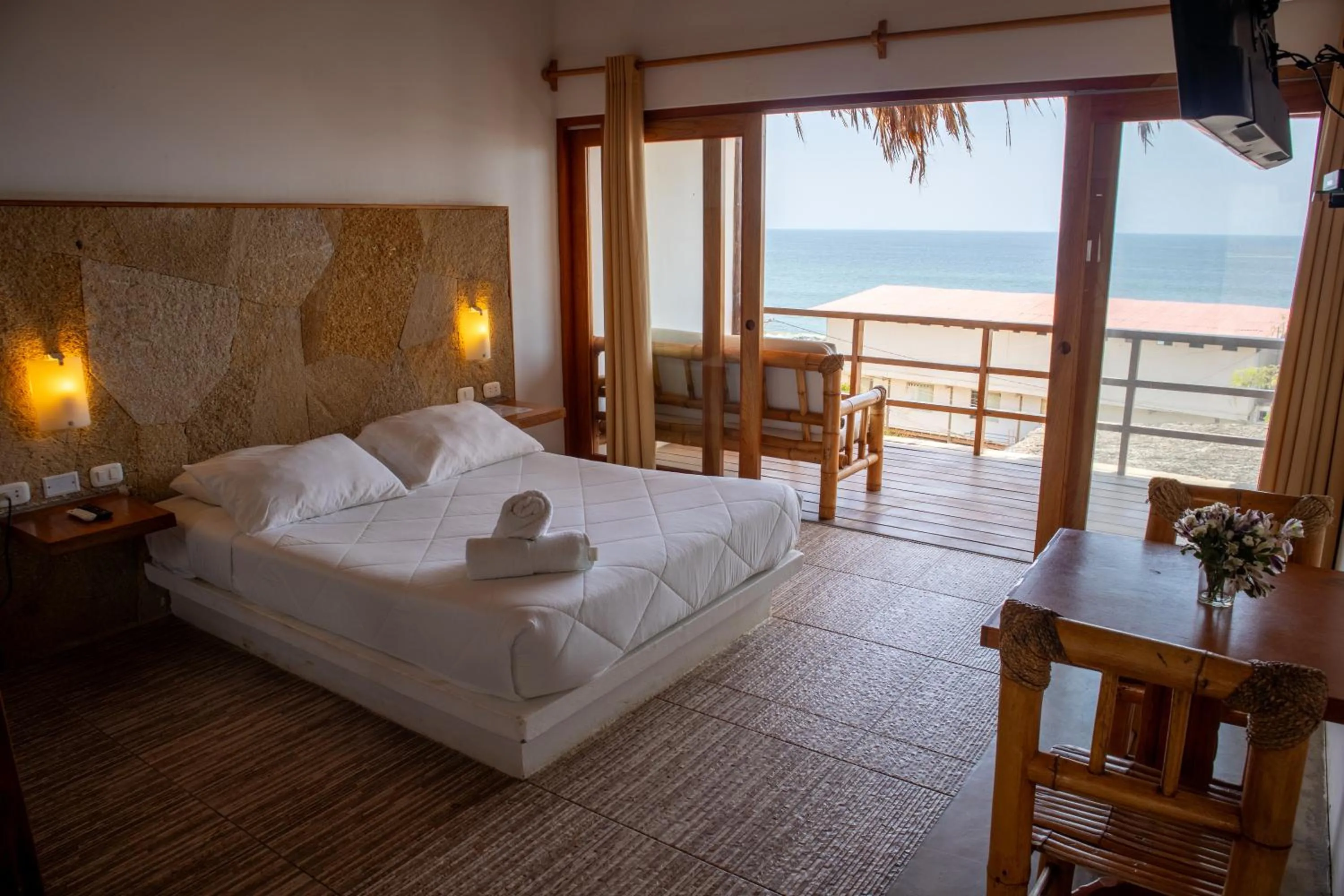 Bed in El Mirador de Vichayito